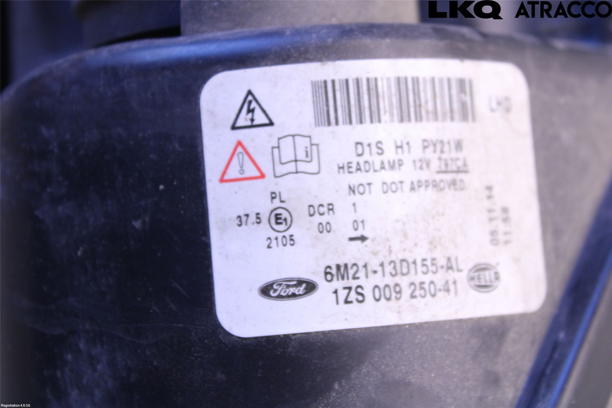 Ford S-MAX 06-15 Strålkastare Vänster