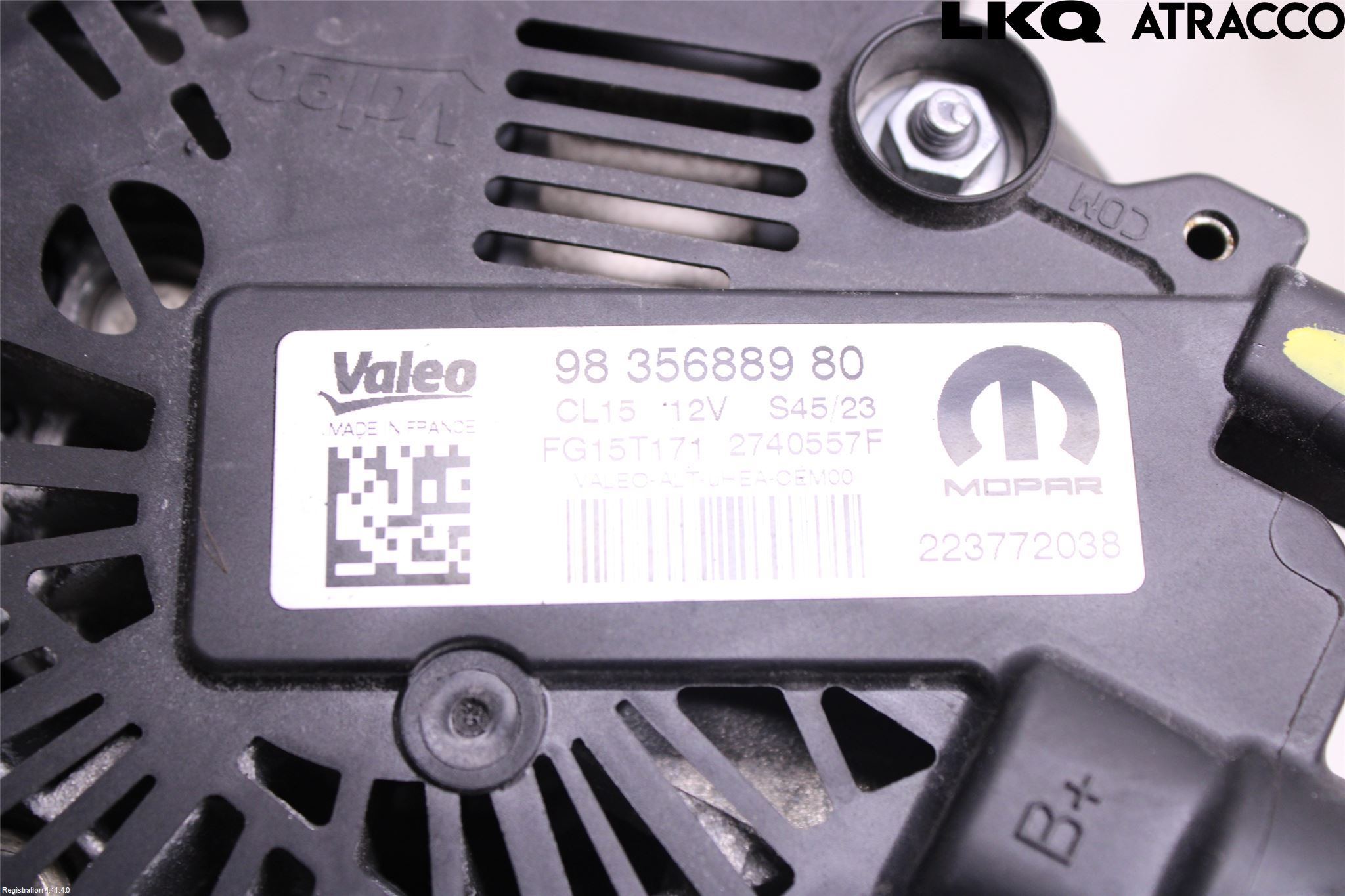 Peugeot 408 22- Generator