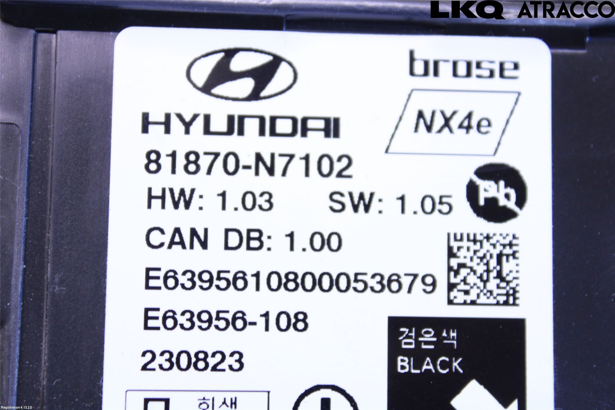 Hyundai TUCSON 05- Styrenhet Baklucka
