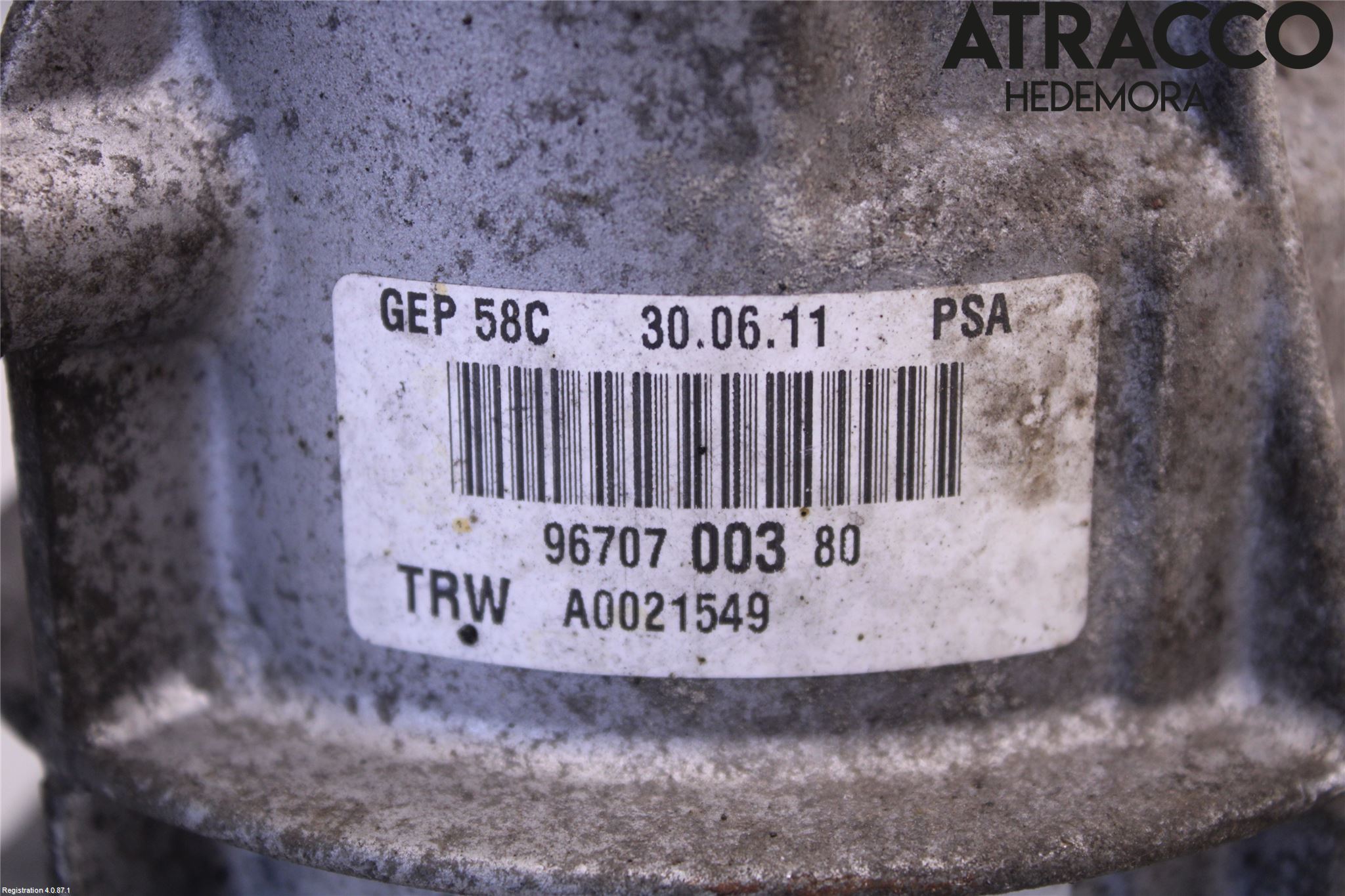 Peugeot 308 08-13 Styrservo Pump Elektrisk