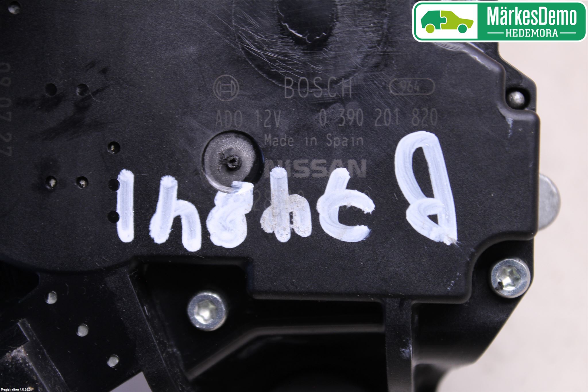 Nissan QASHQAI+2  08-10 Torkarmotor Baklucka
