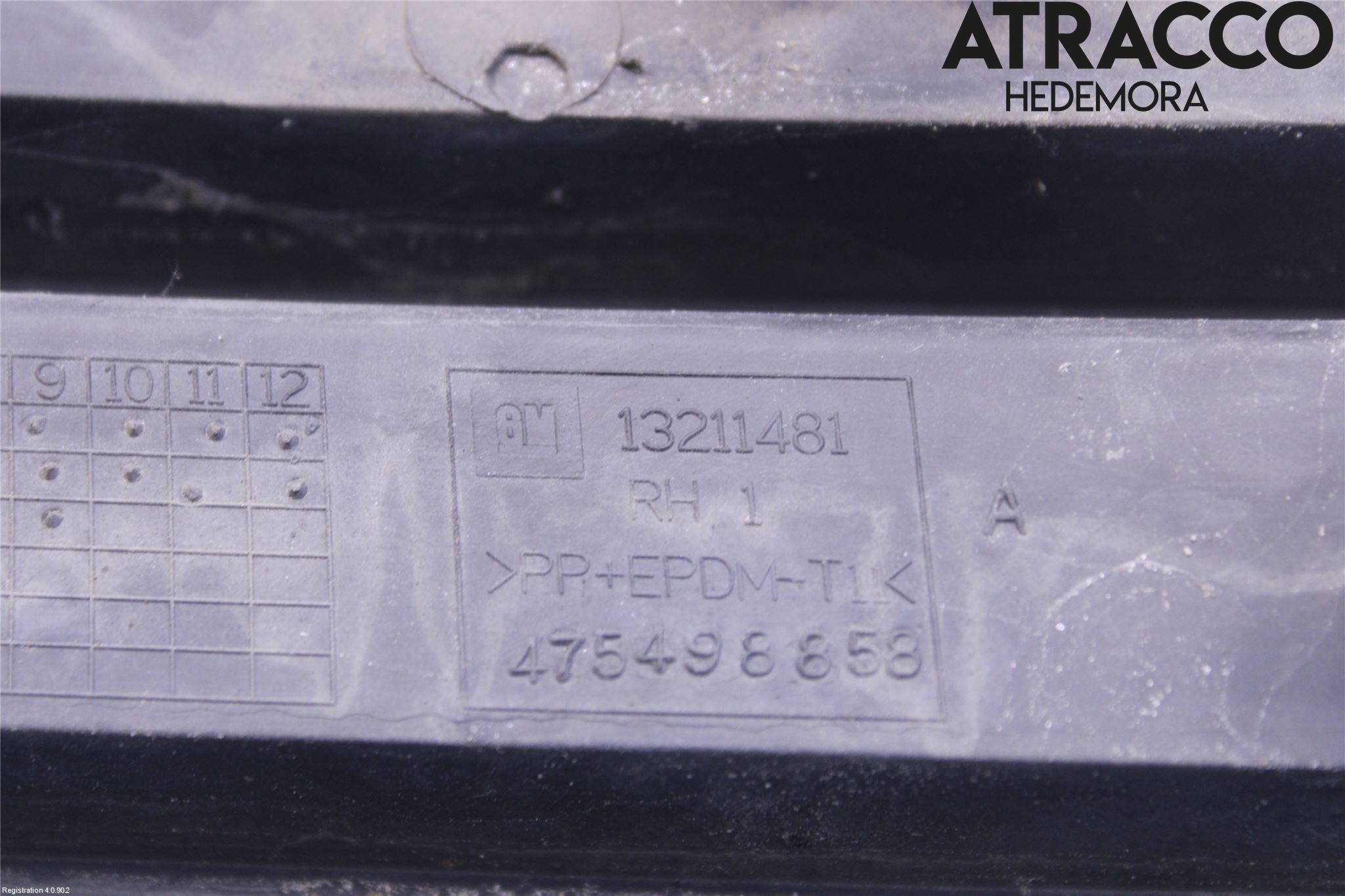 Opel CORSA D 07-14 Dimljussarg Fram