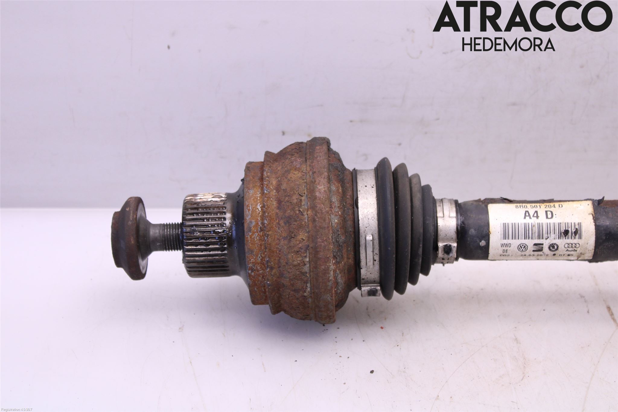 Audi A8/S8 4H 10-17 Drivaxel Bak Höger