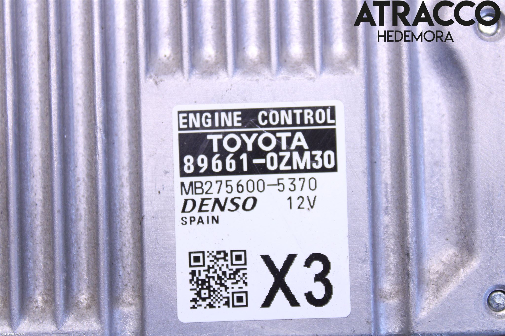 Toyota AURIS 13-19 Styrenhet Insprut Bensin
