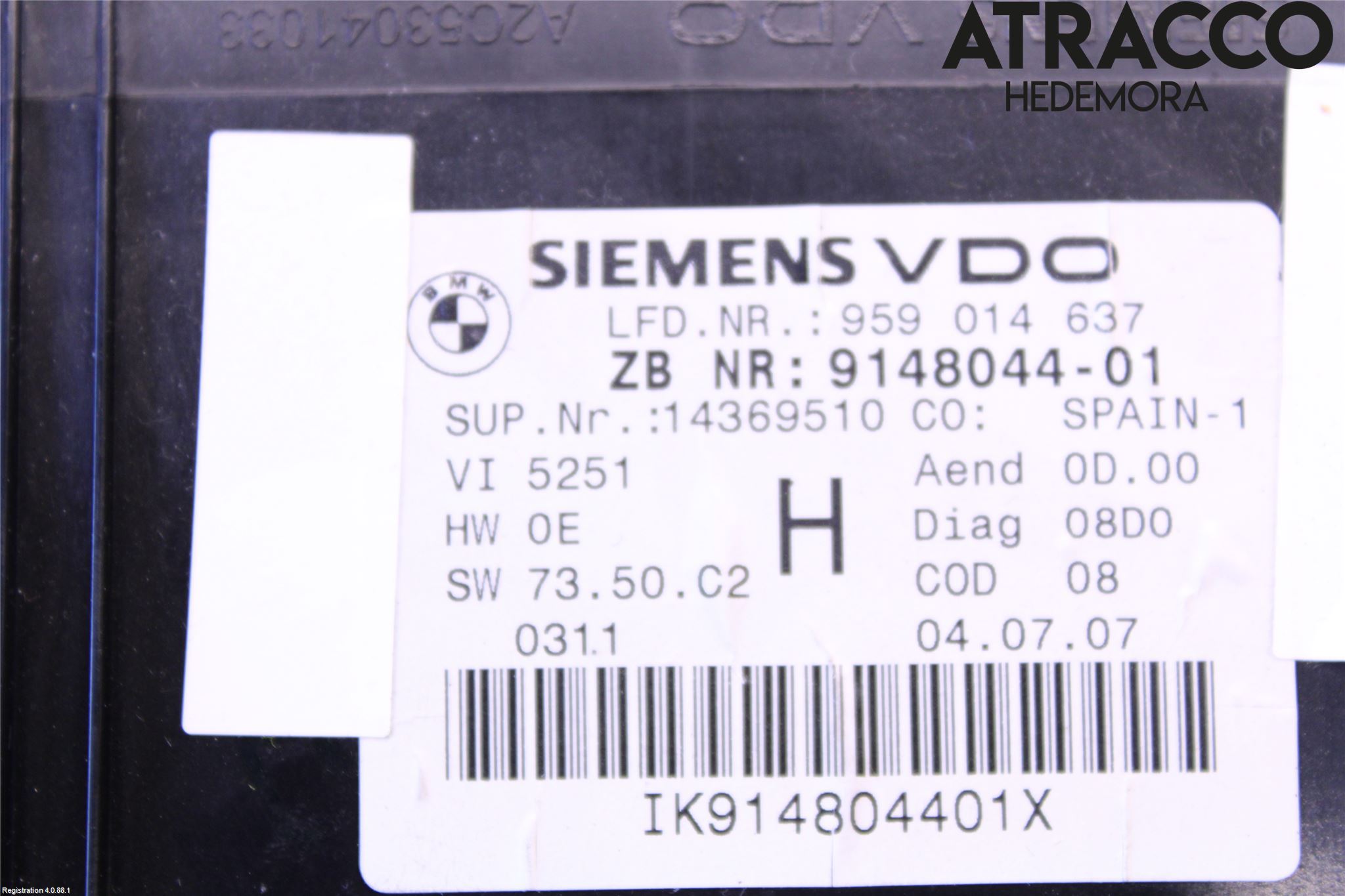 BMW 3 E92/93 Coupé/Cab 05-14 Instrument Komb