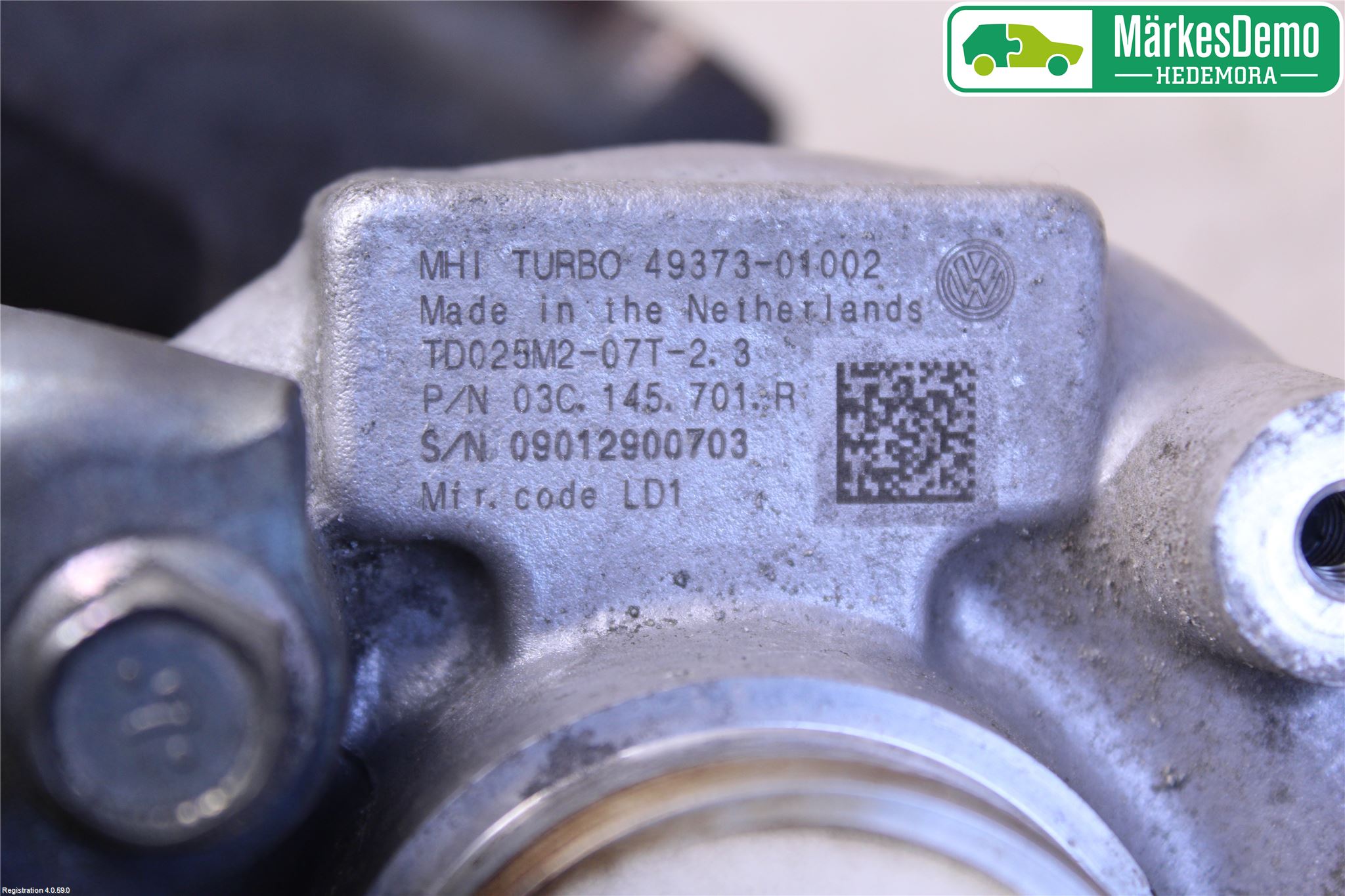 Volkswagen VW GOLF PLUS/CROSS GOLF 04-14 Turboaggregat