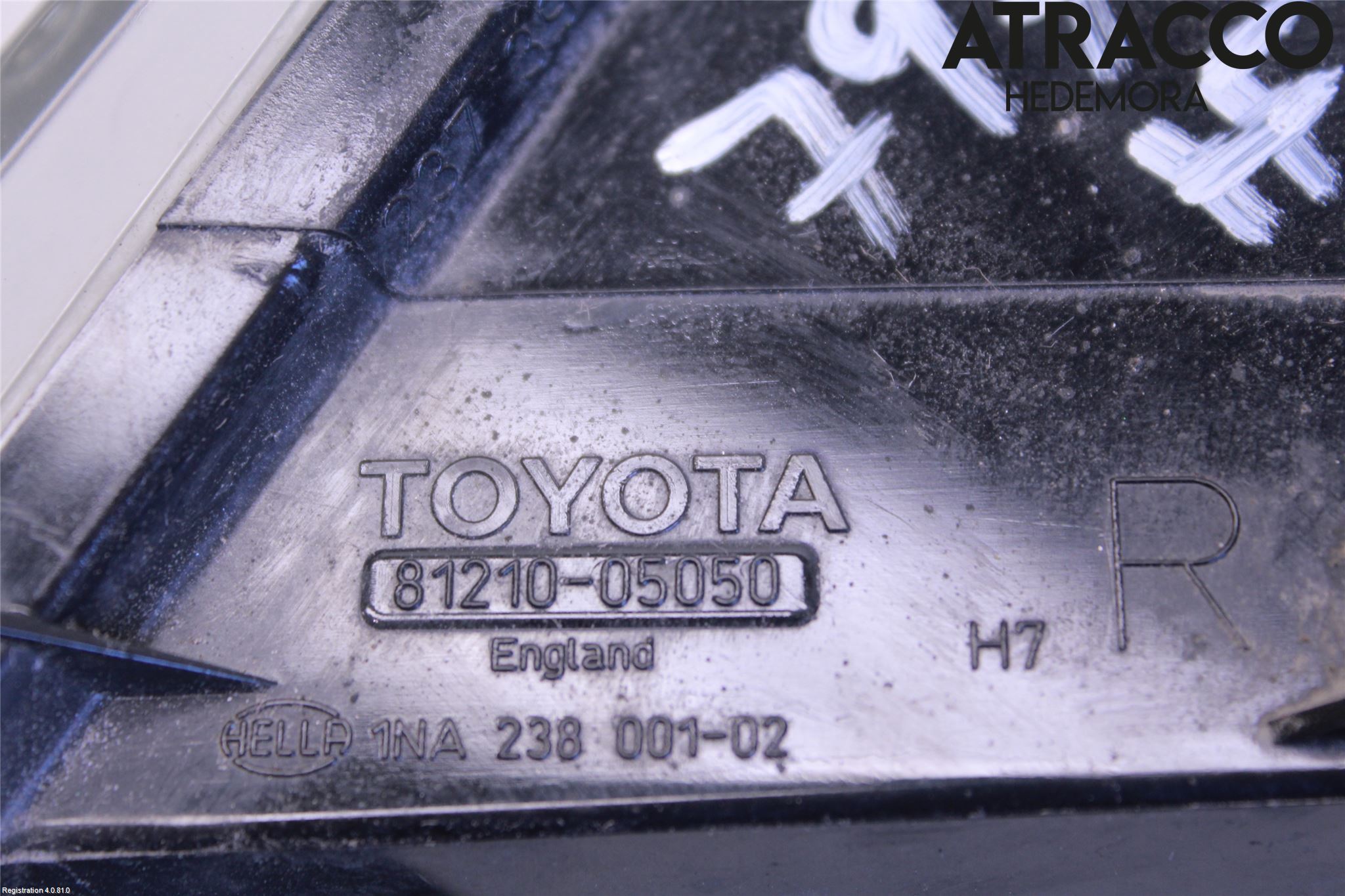 Toyota AVENSIS 98-02 Dimljus-Varselljus Fram
