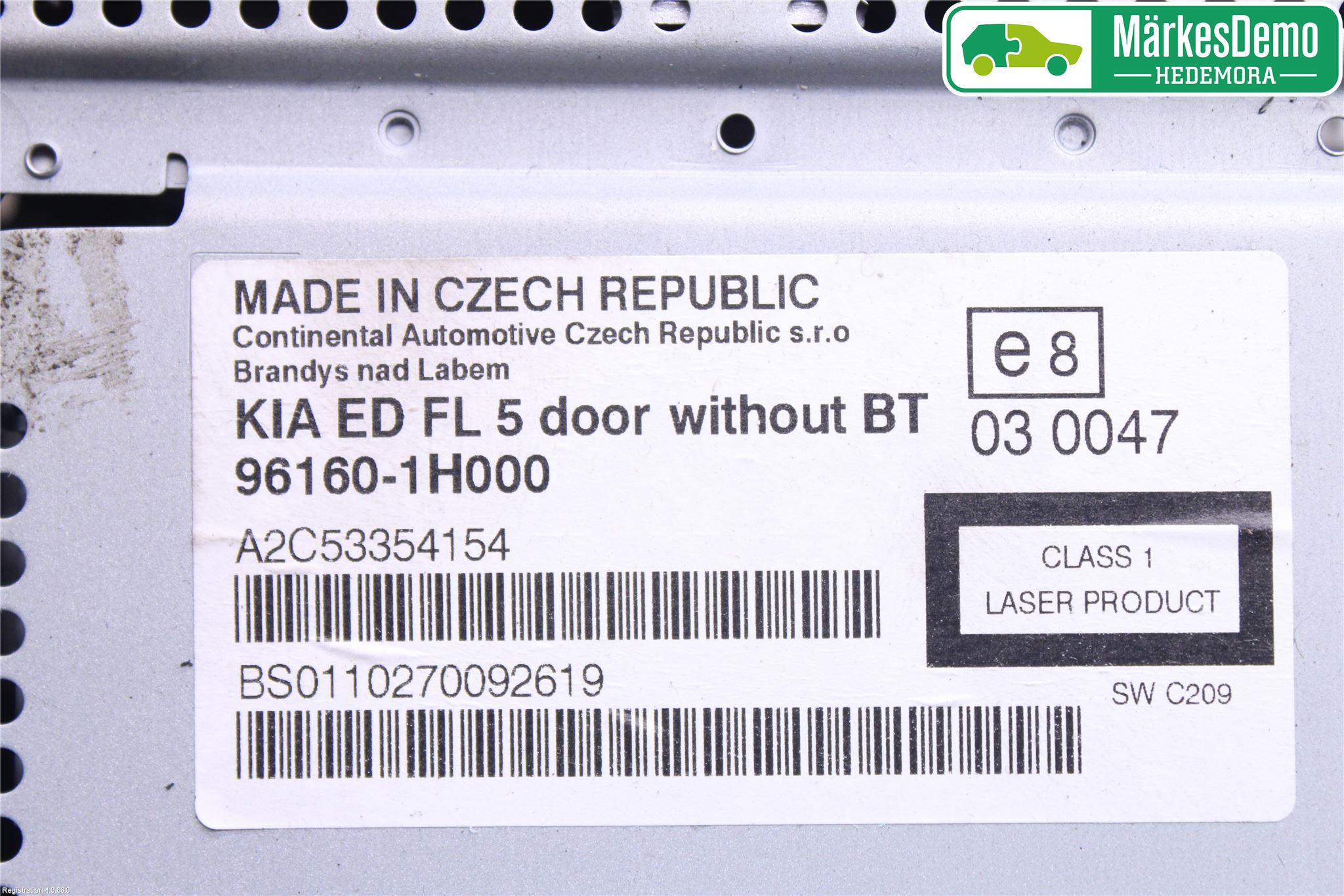 Kia CEED 06-12 Cd Radio - Multimediapanel