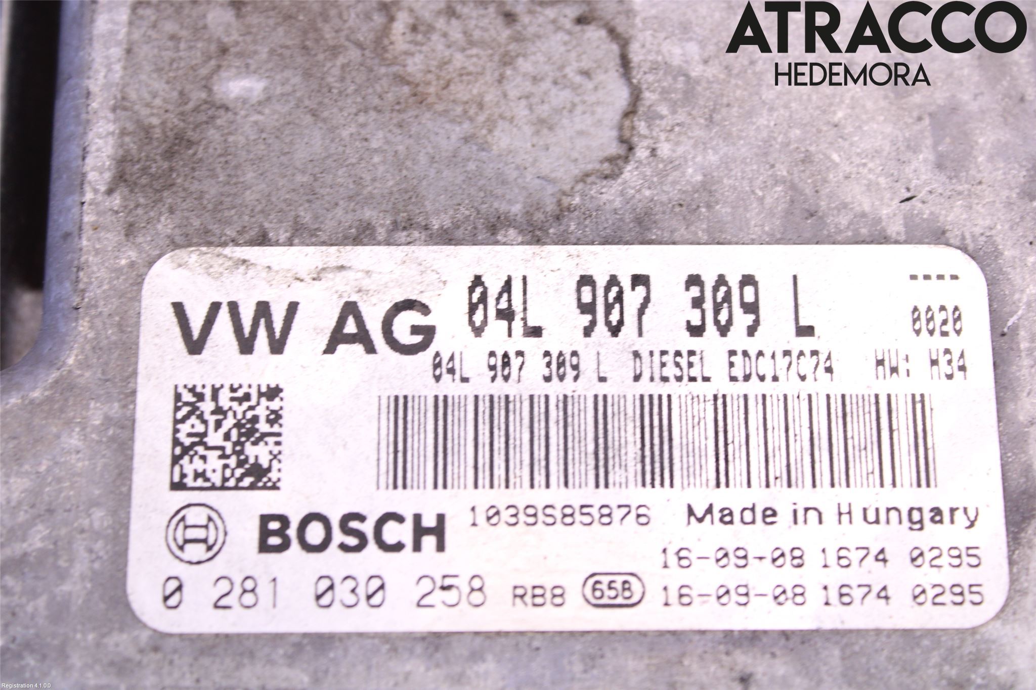Audi A4/S4 B9 16-19 Styrenhet Inspump Diesel