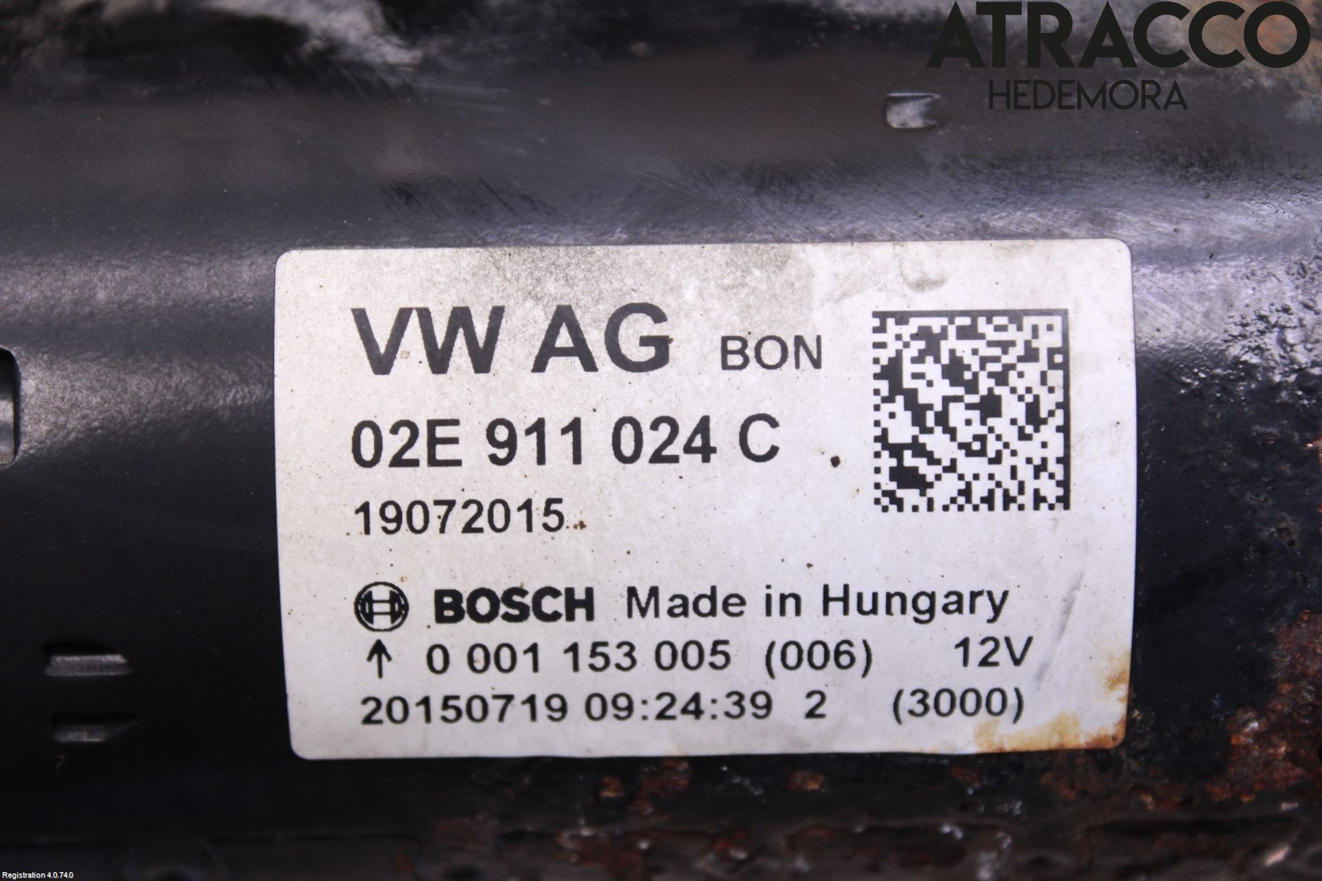 Volkswagen VW TRANSP/CARAVELLE (T6) 16-22 Startmotor Diesel