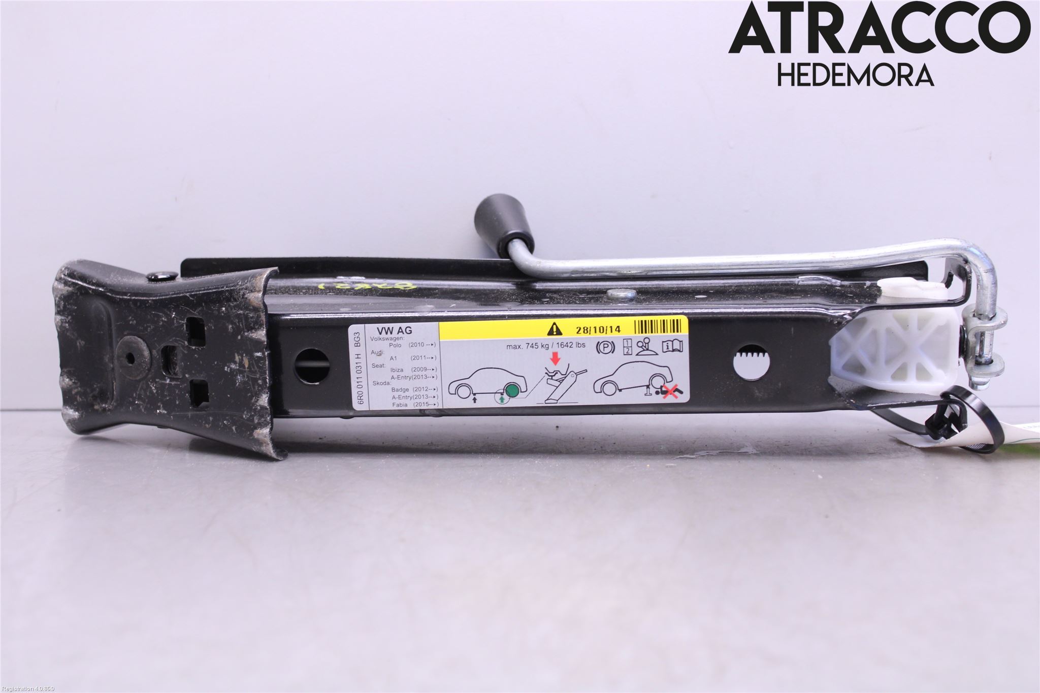 Volkswagen VW POLO 10-17 Domkraft