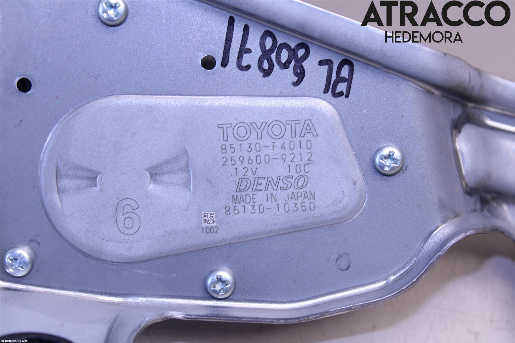 Toyota C-HR 16-23 Torkarmotor Baklucka