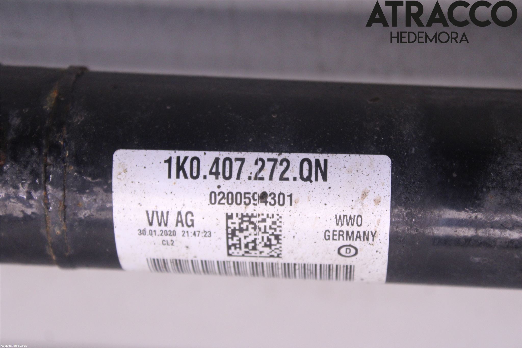 Volkswagen VW CADDY 16-20 Drivaxel Fram Höger