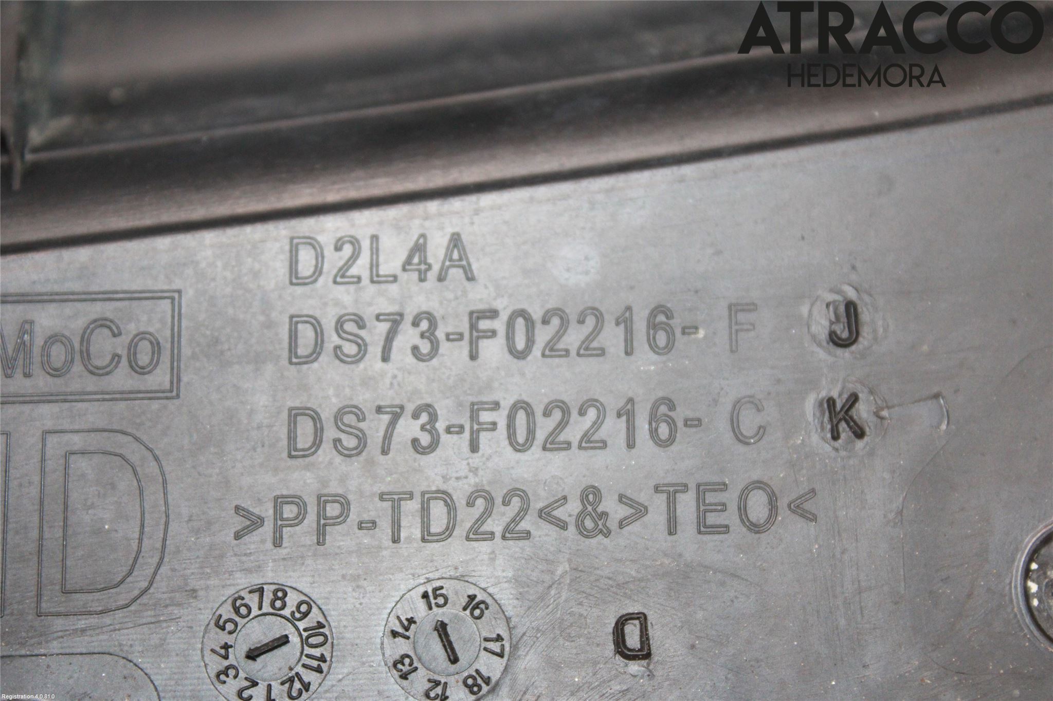 Ford MONDEO 15-22 Torpedplåt-Torpedplast