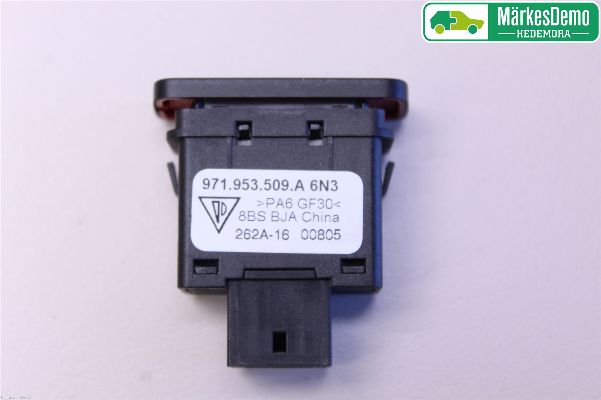 Porsche PANAMERA 09- Strömställare Varnings