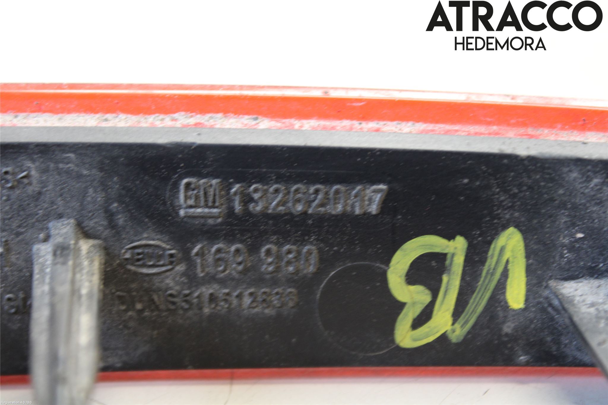 Opel ASTRA J 10-15 Dimljus/Reflex Bak