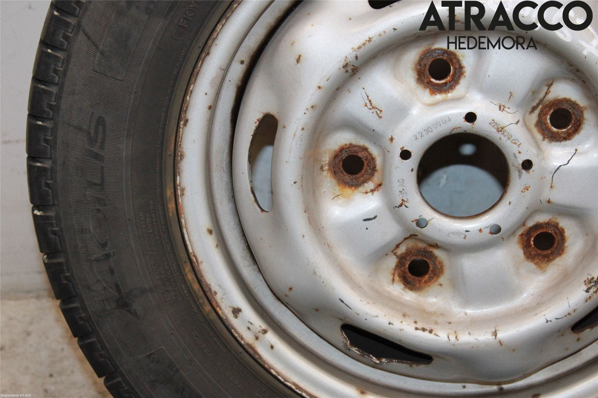 Ford TRANSIT    00-06 Sommardäck Plåtfälg 4St