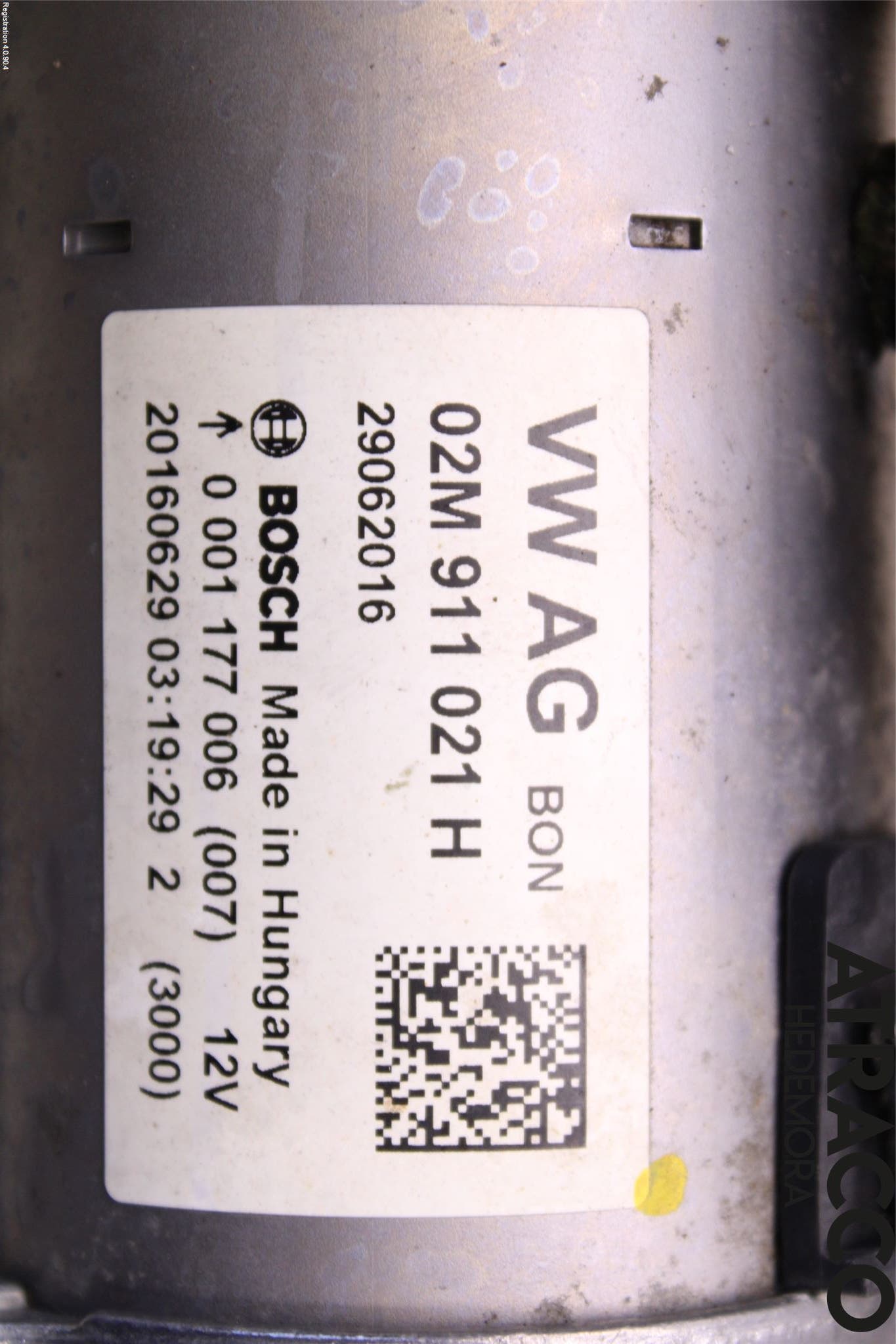 Volkswagen VW UP! / E-UP! Startmotor