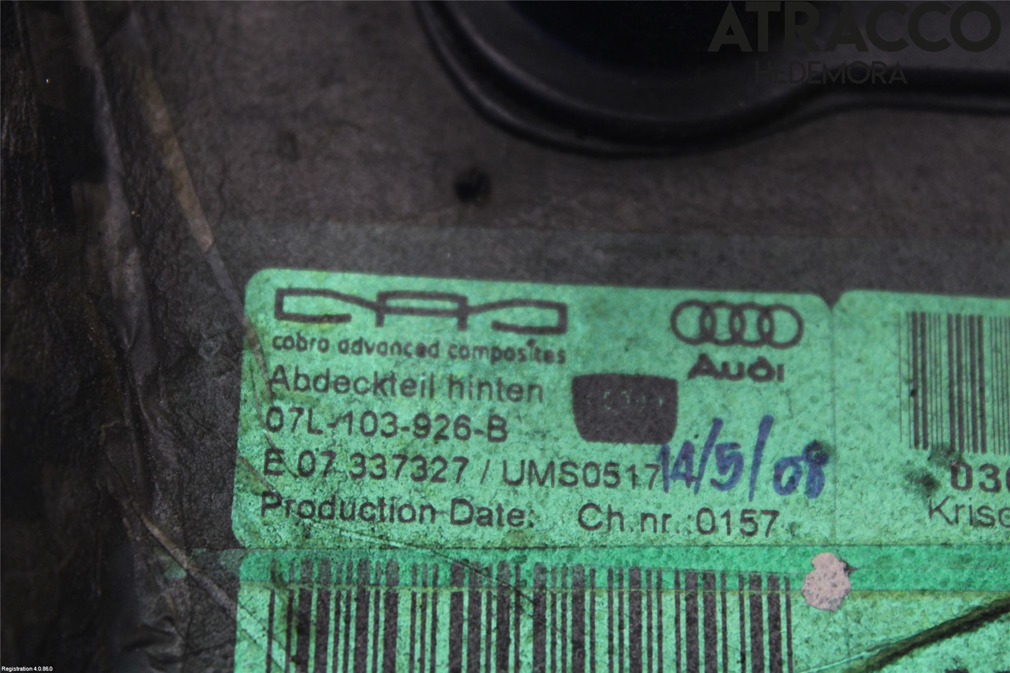 Audi A6/S6     05-11 Motorkåpa