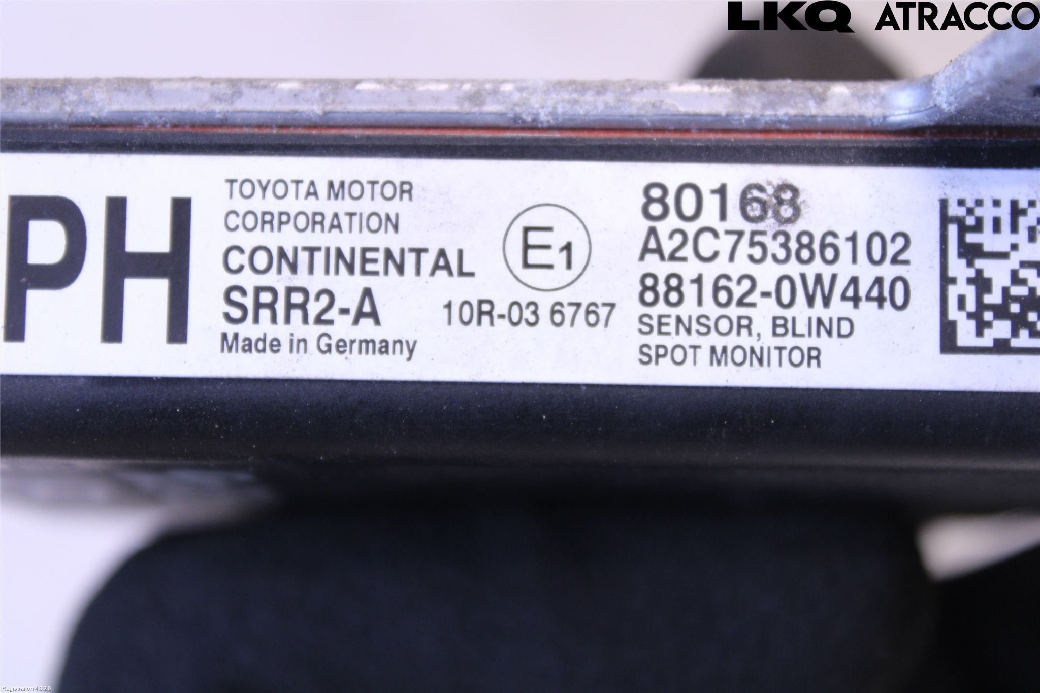 Toyota PRIUS (ZVW50) 16-21 Sensor Aktivt Kollisionsskydd