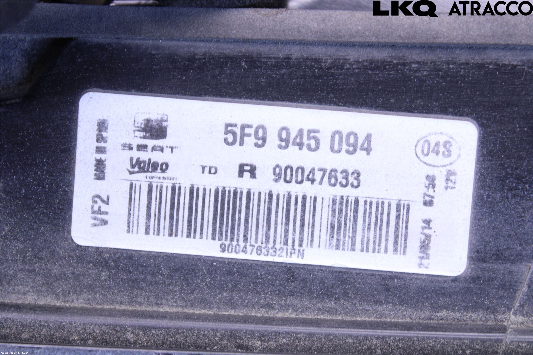 Seat LEON 13-20 Bakljus Lucka Hö