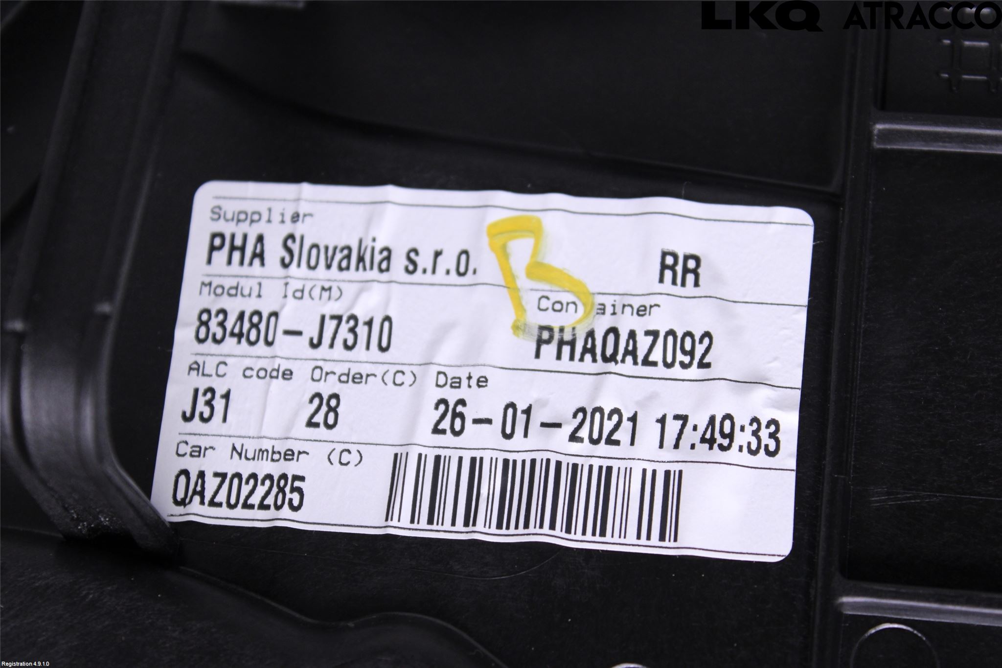 Kia XCEED 19- Fönsterhiss El Kompl