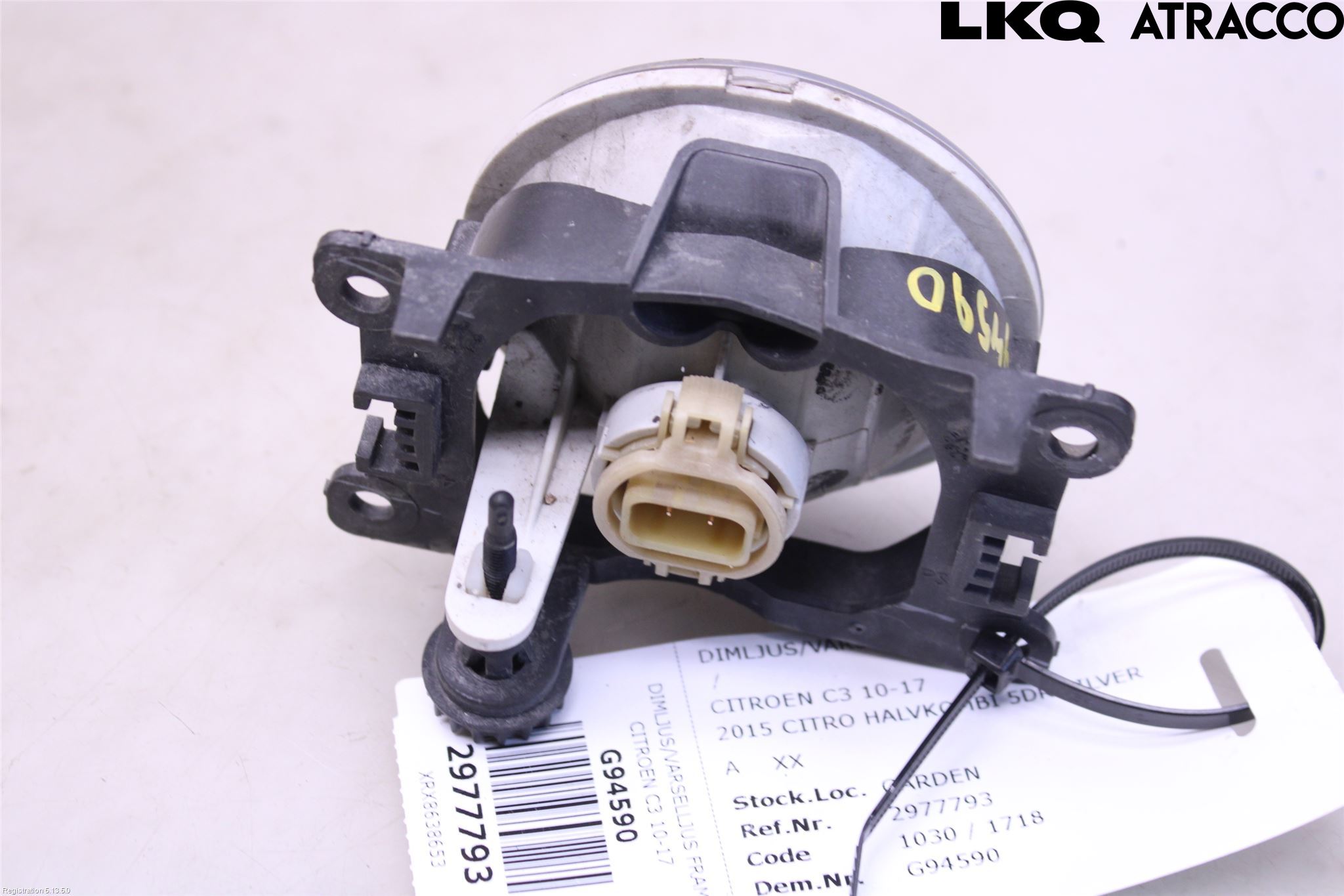 Citroen C3 10-17 Dimljus-Varselljus Fram