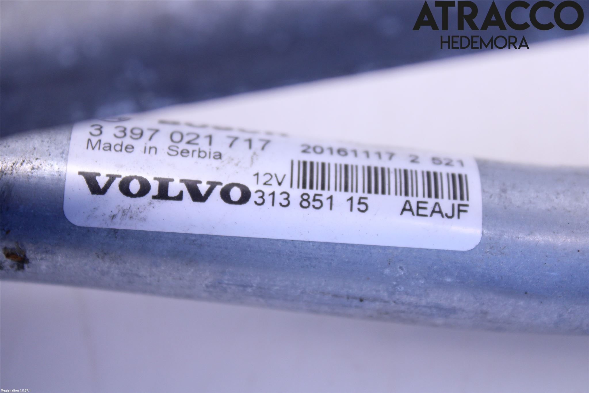 Volvo V90 17->> Torkarmekanism Vindruta