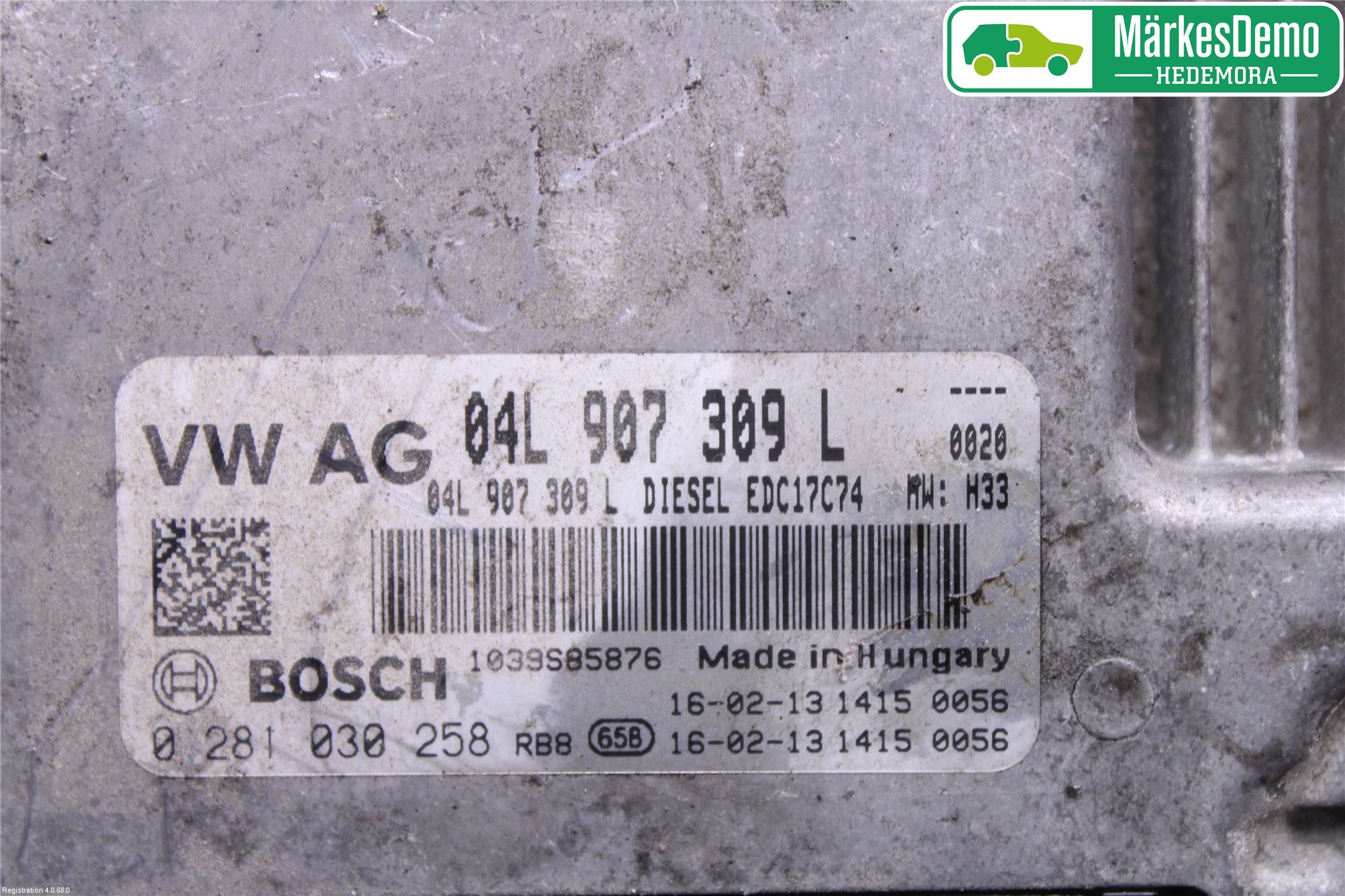 Audi A4/S4 B9 16-19 Styrenhet Inspump Diesel