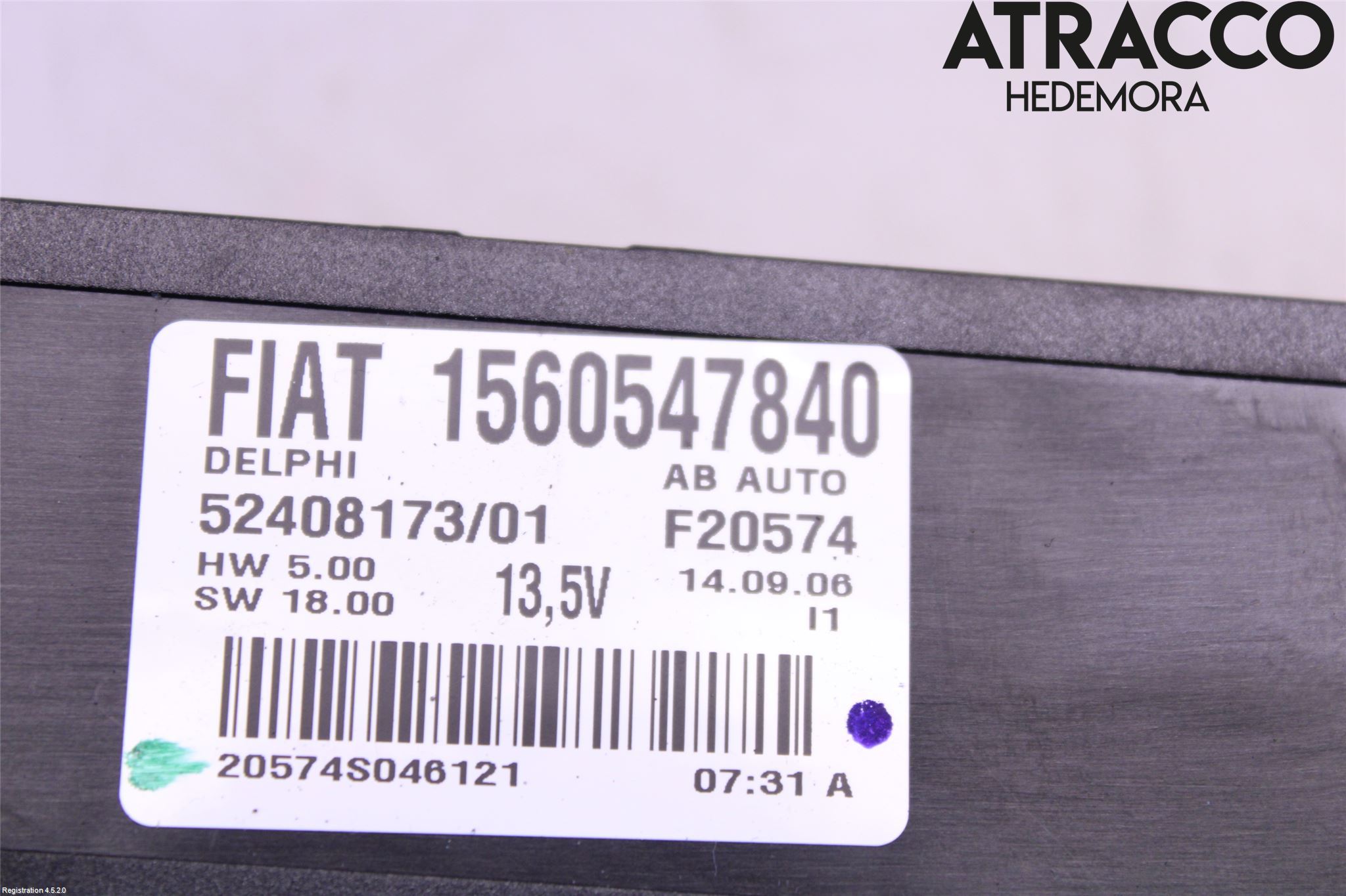 Alfa 159 Ac Styrenhet Ac Manöveren