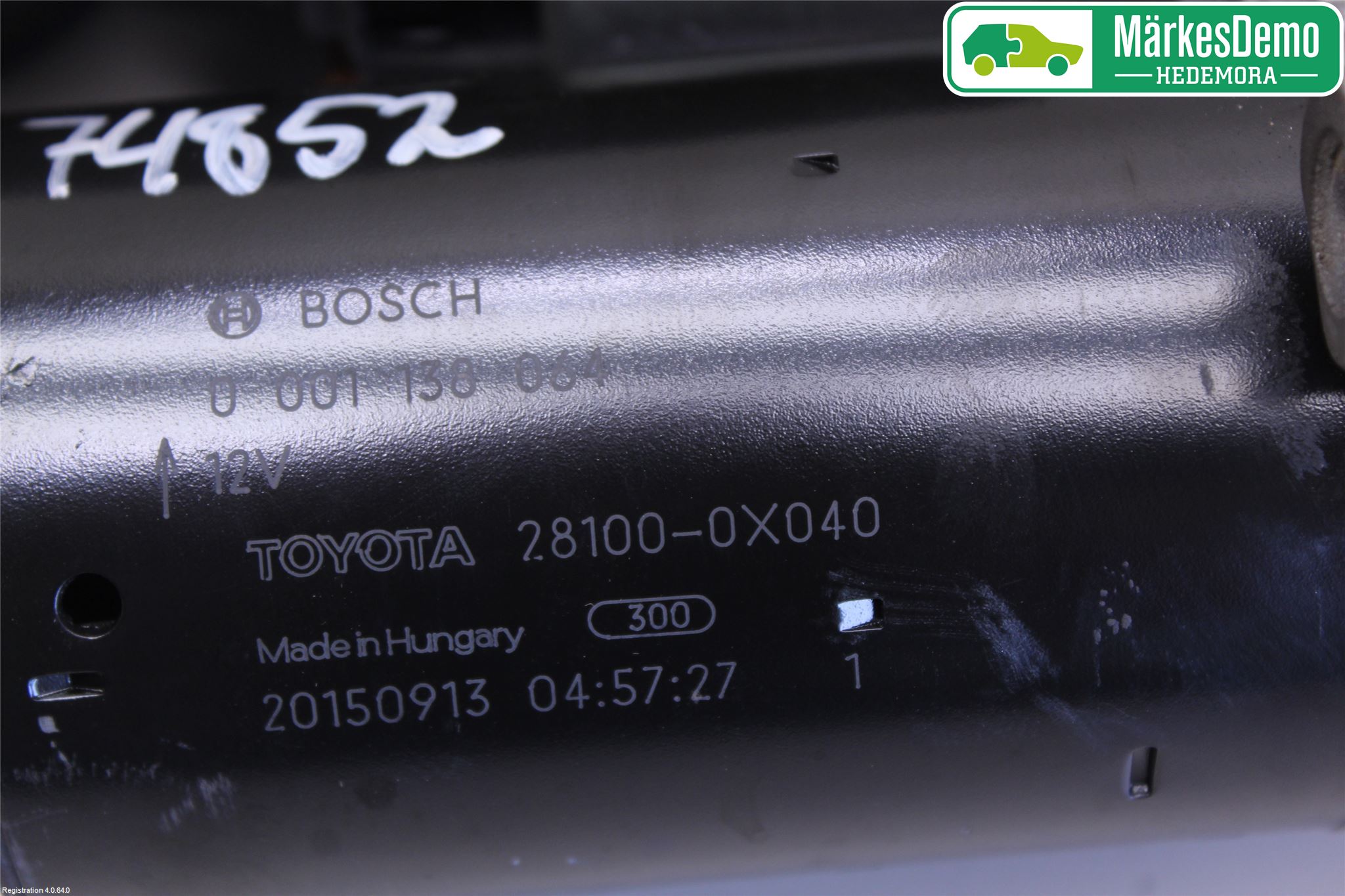 Toyota AURIS 13-19 Startmotor Diesel