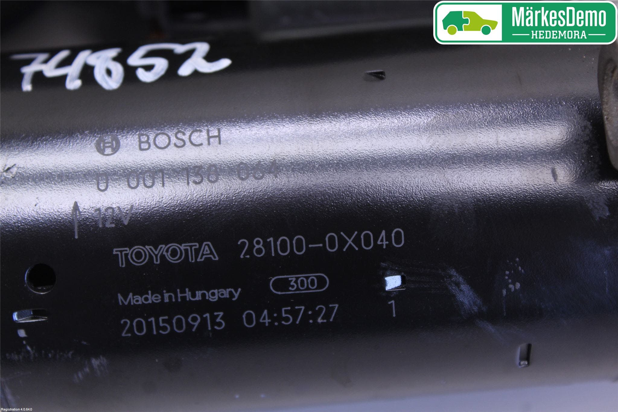 Toyota AURIS 13-19 Startmotor Diesel