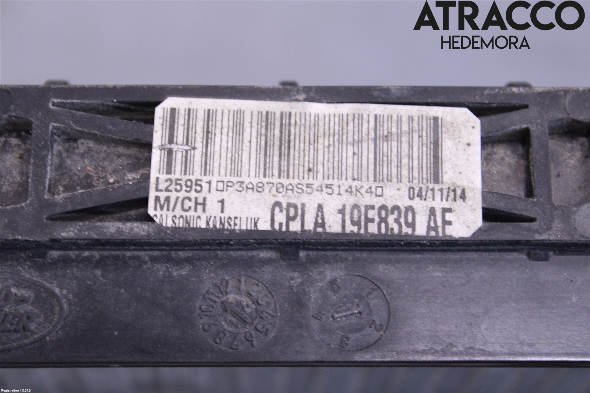Landrover RANGE ROVER SPORT (L494) 14-22 Kylare Aut