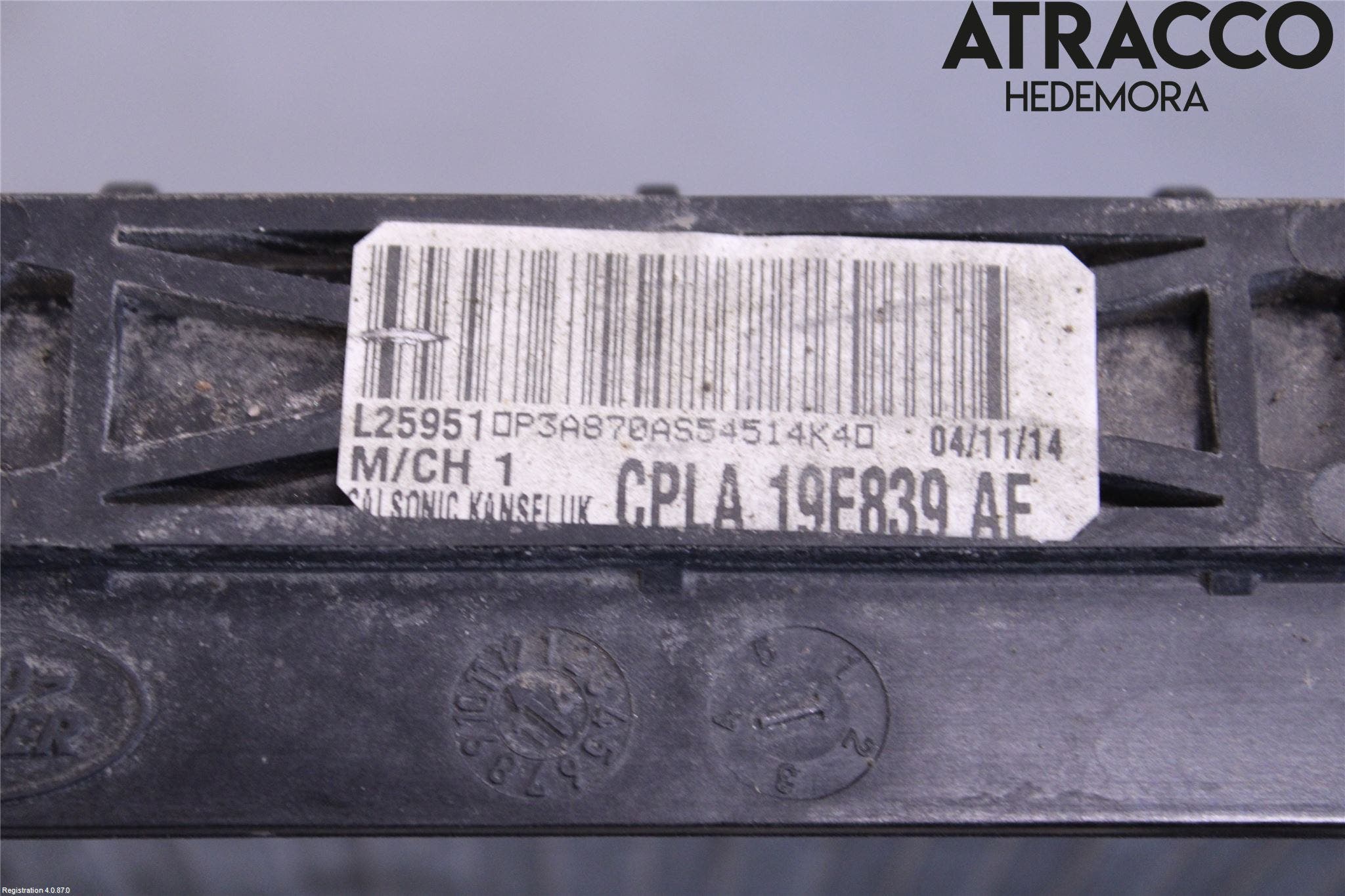 Landrover RANGE ROVER SPORT (L494) 14-22 Kylare Aut