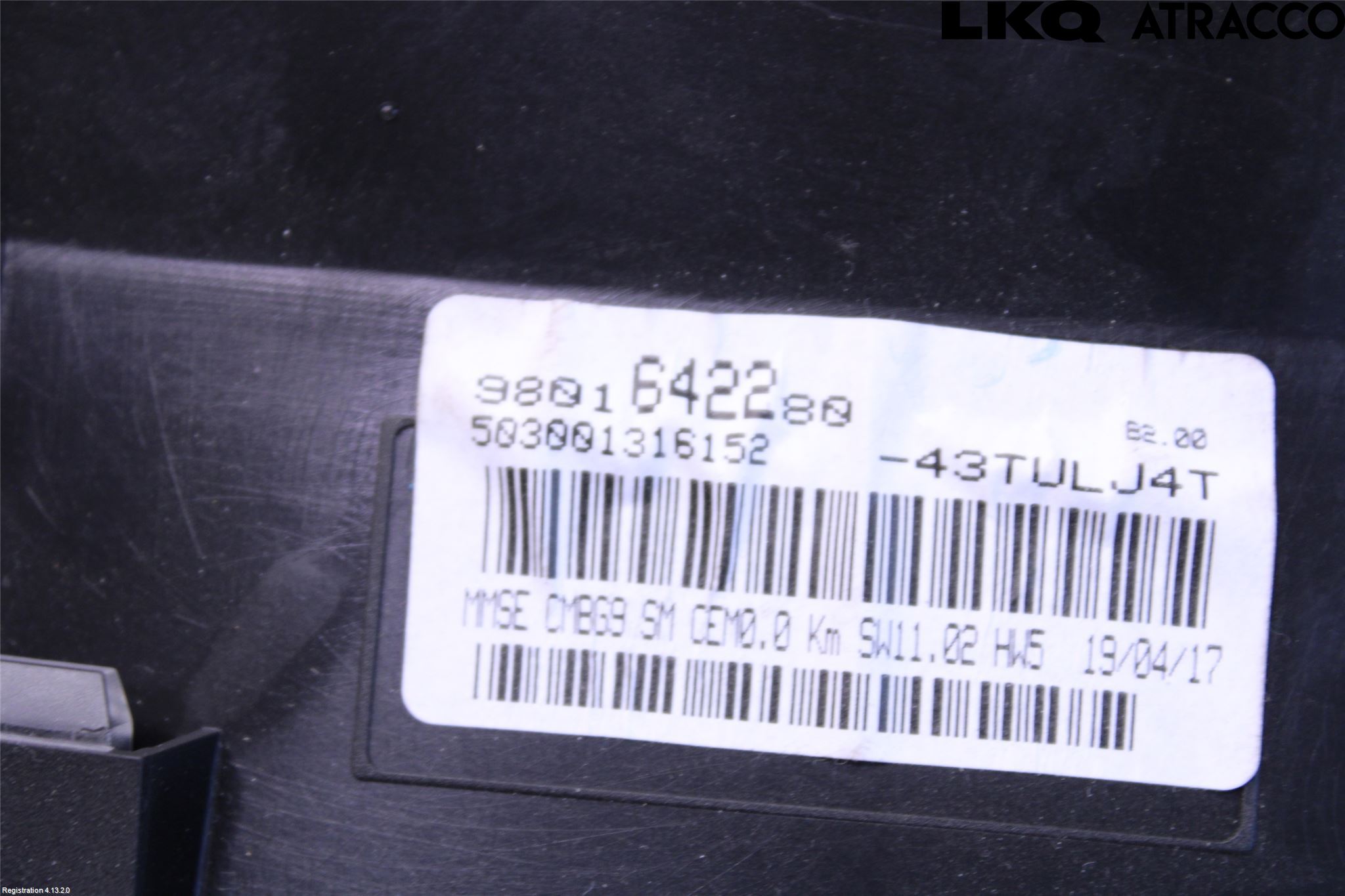 Peugeot PARTNER 16-18 Instrument Komb