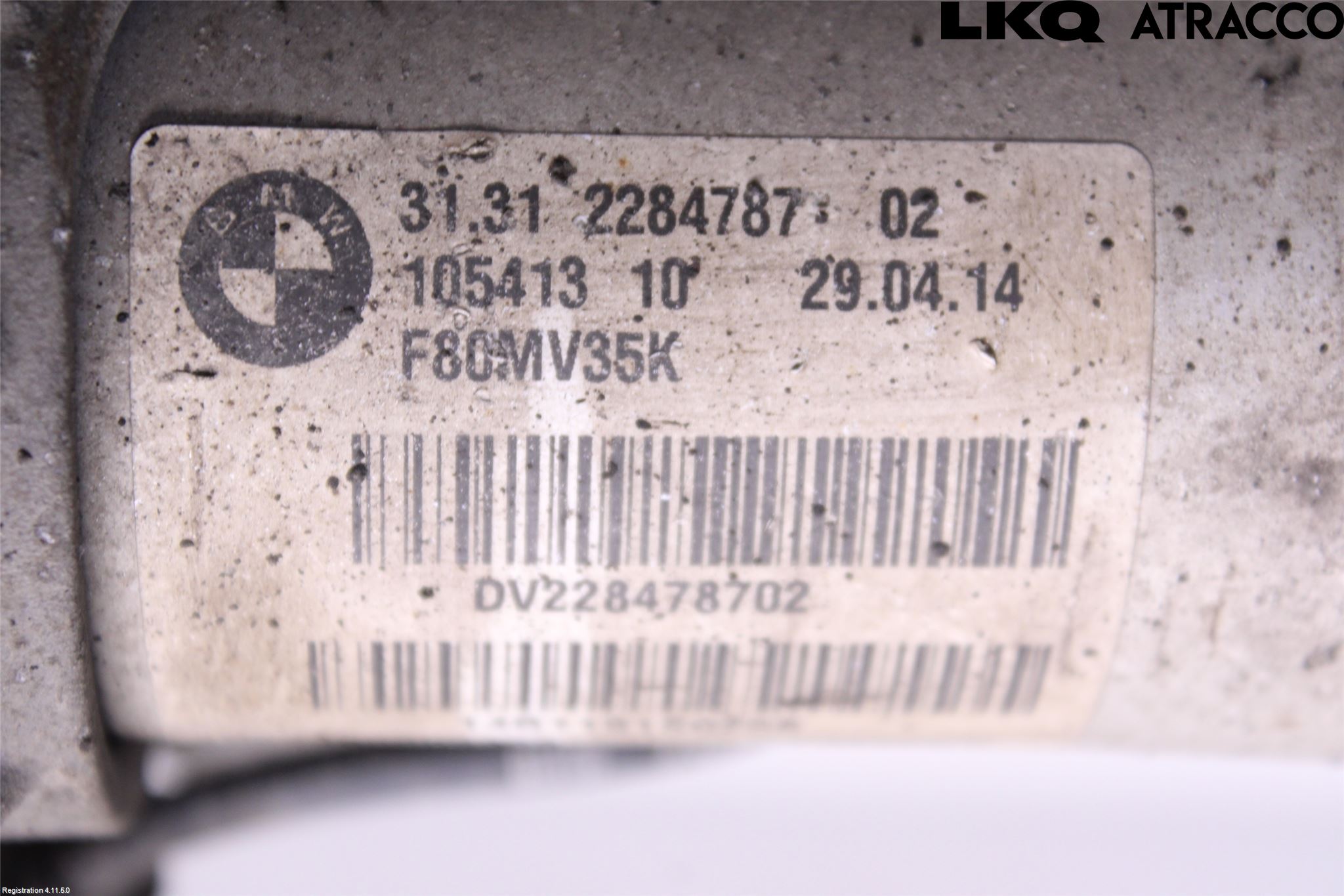 BMW 3 F30/F31/F80 12-19 Fjäderben Fram Vänster
