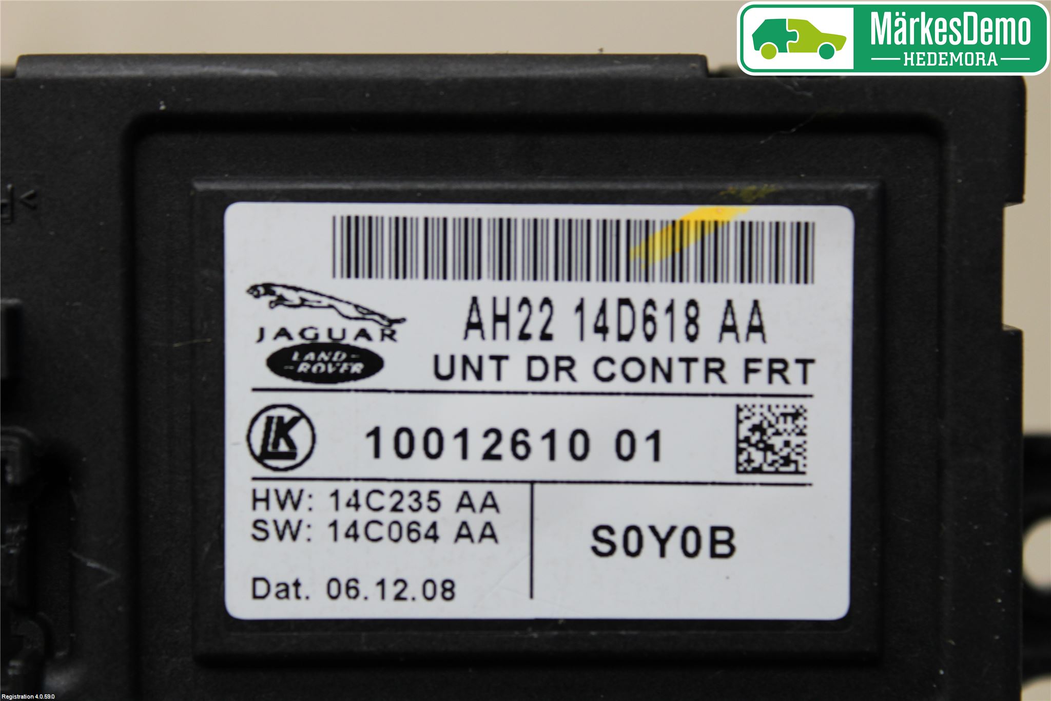 Jaguar XF 08-15 Styrenhet Dörr