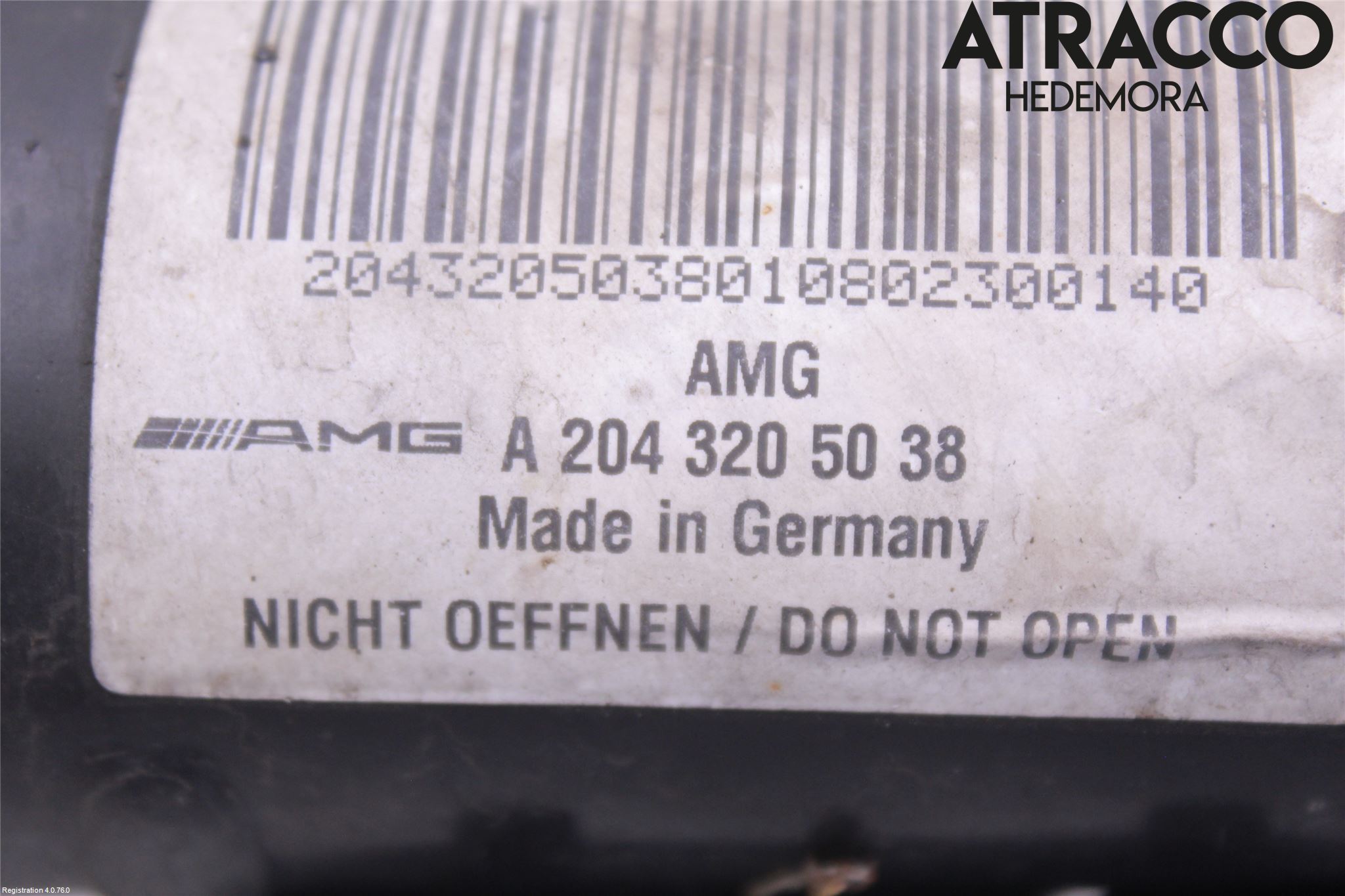 Mercedes-Benz MB C-KLASS (W204) 07-15 Fjäderben Fram Vänster