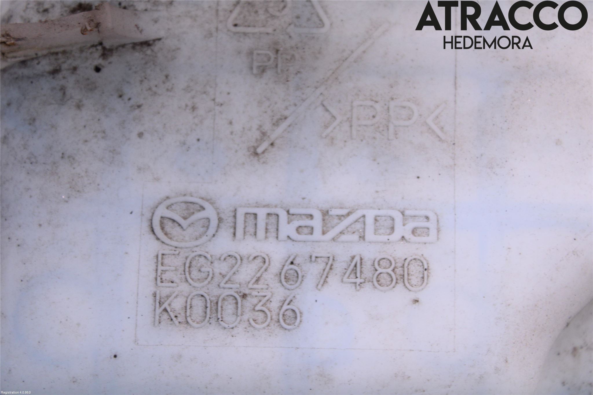 Mazda CX-9 Spolartank Vindruta-Strål