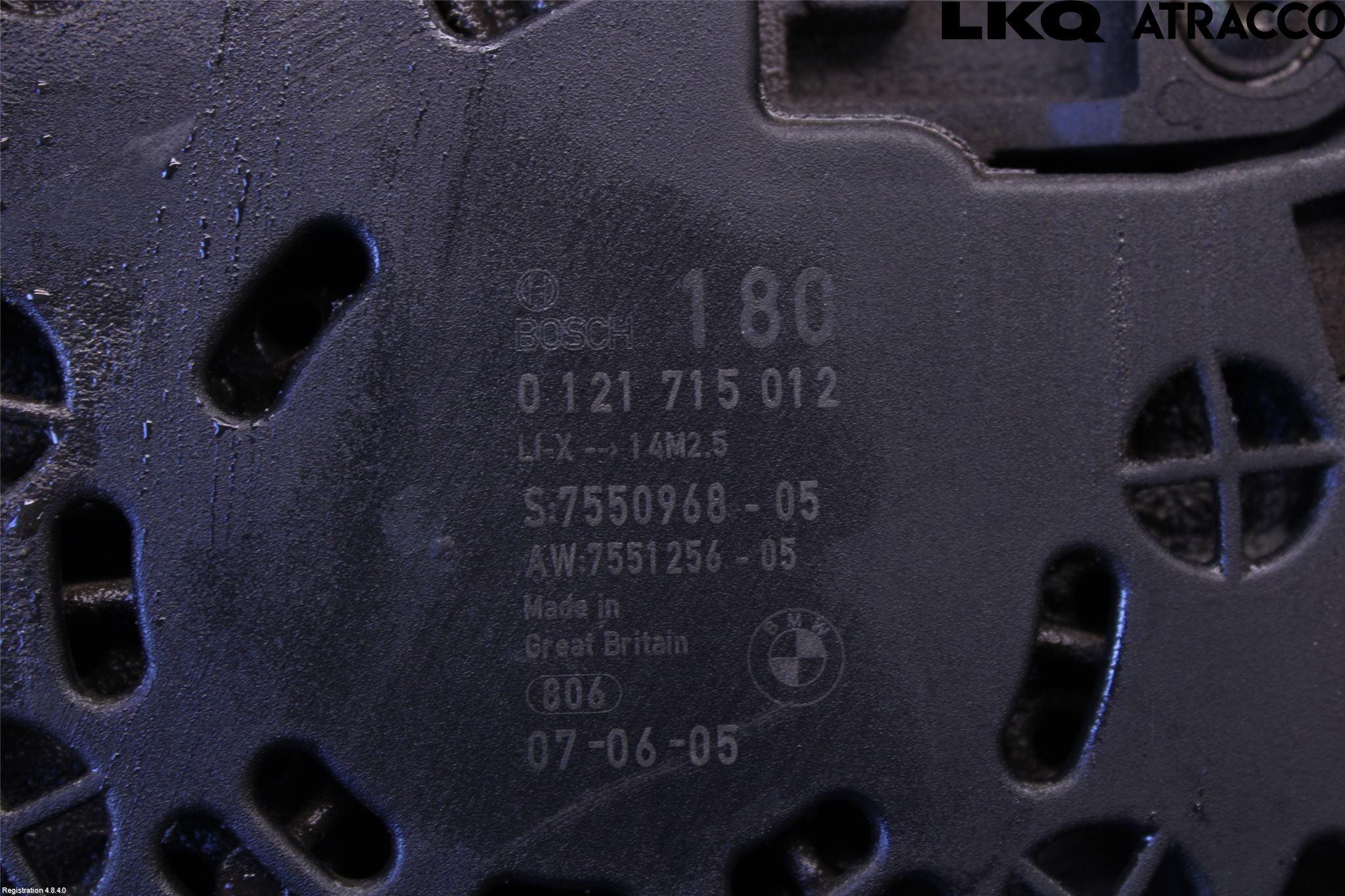 BMW X3 E83     03-10 Generator