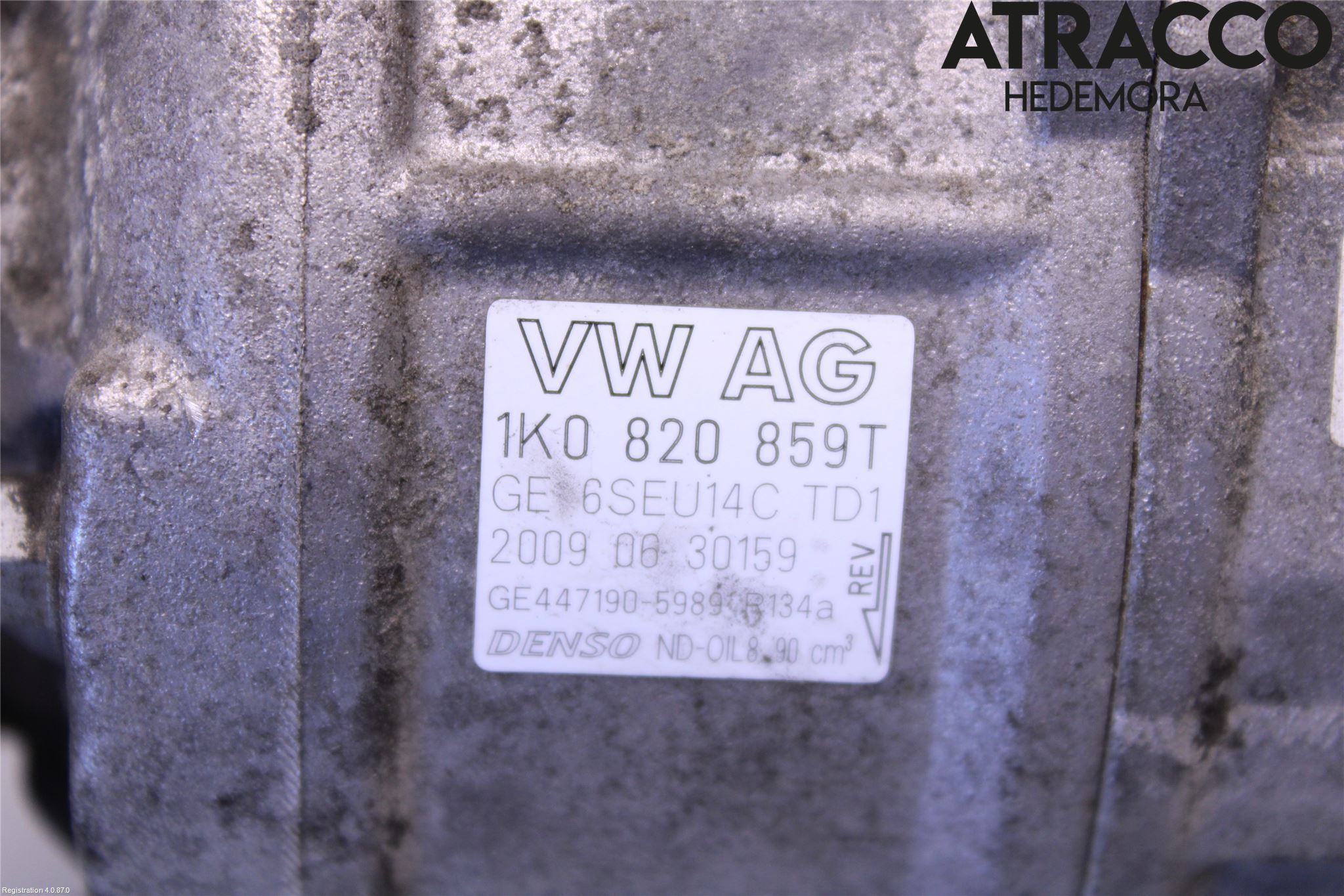 Volkswagen VW GOLF VI 09-13 Ac Kompressor