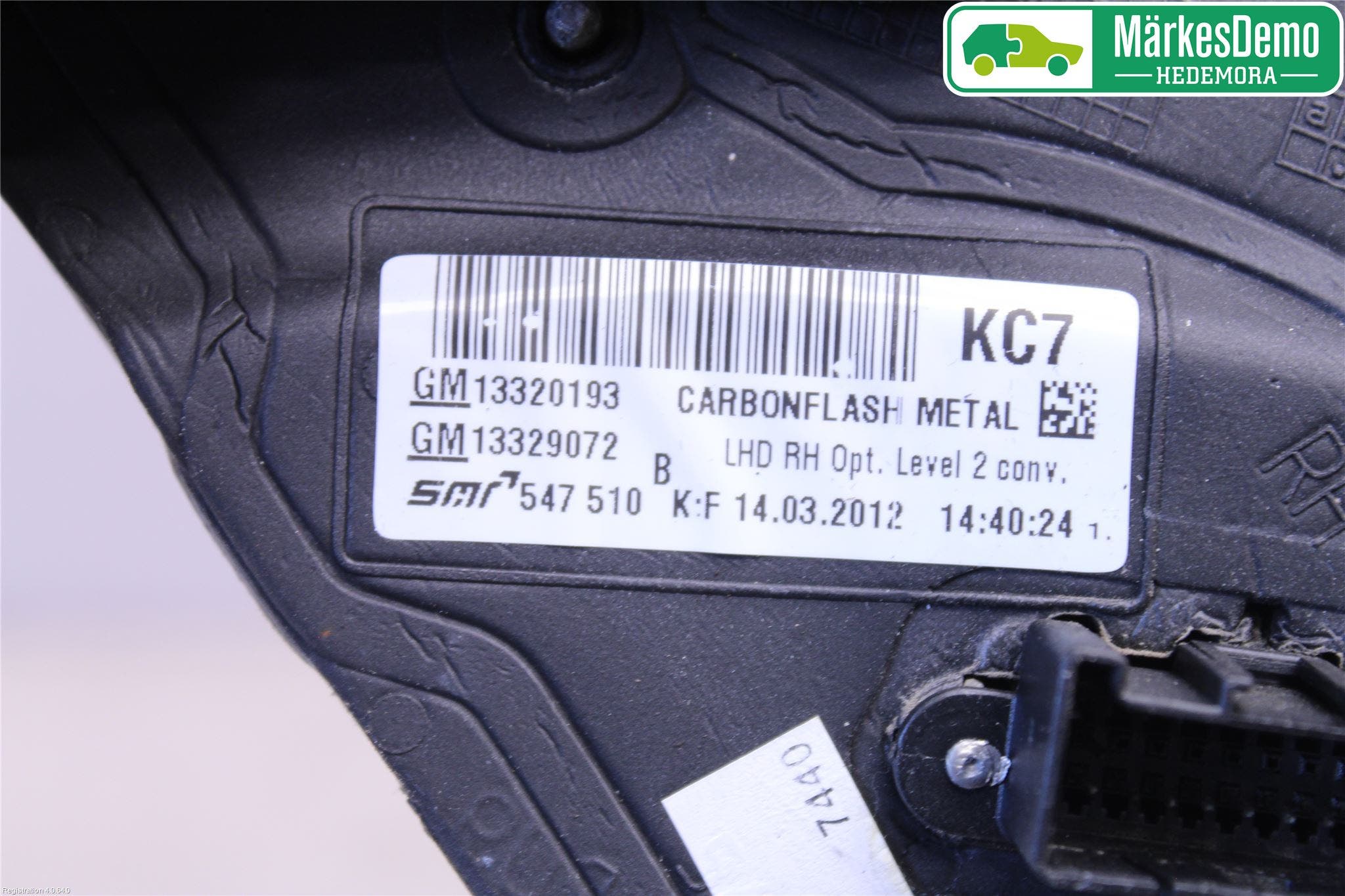 Opel INSIGNIA 09-16 Spegel Yttre El Hö