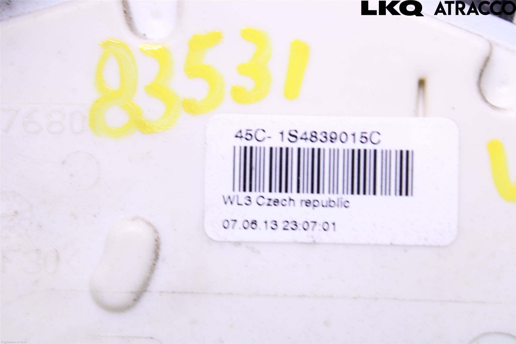 Skoda SUPERB 09-15 Låskista-Dörrlås