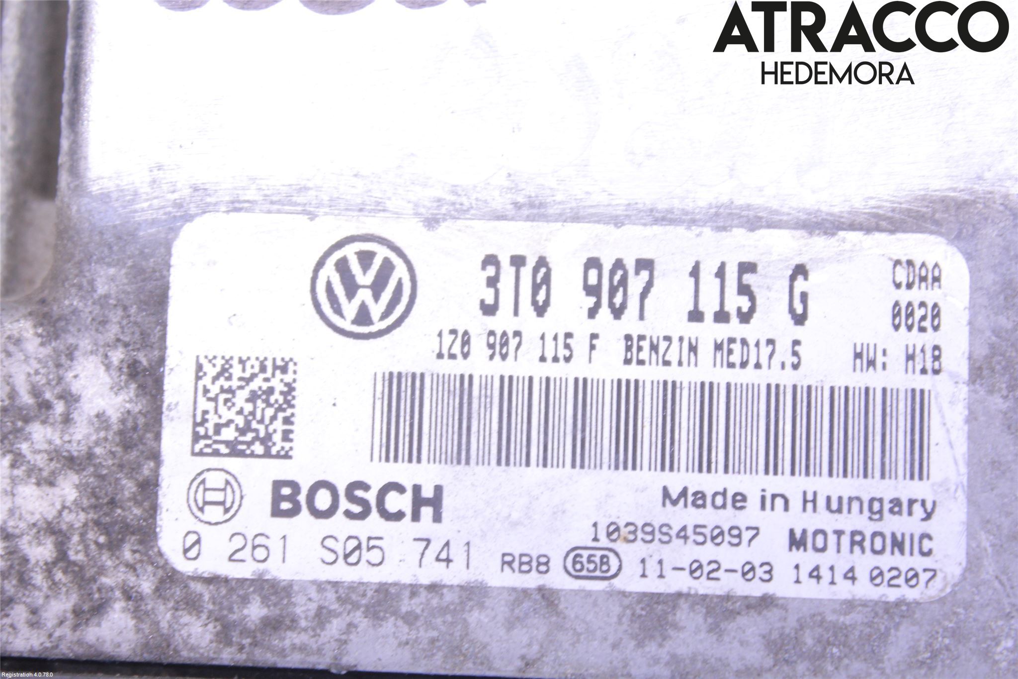 Skoda SUPERB 09-15 Styrenhet Insprut Bensin