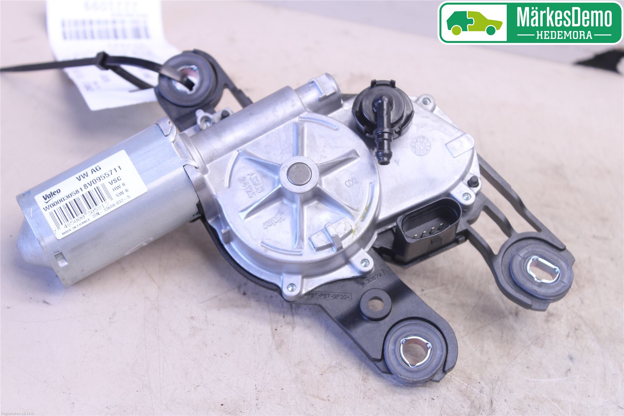 Audi A3/S3 8V 13-20 Torkarmotor Baklucka