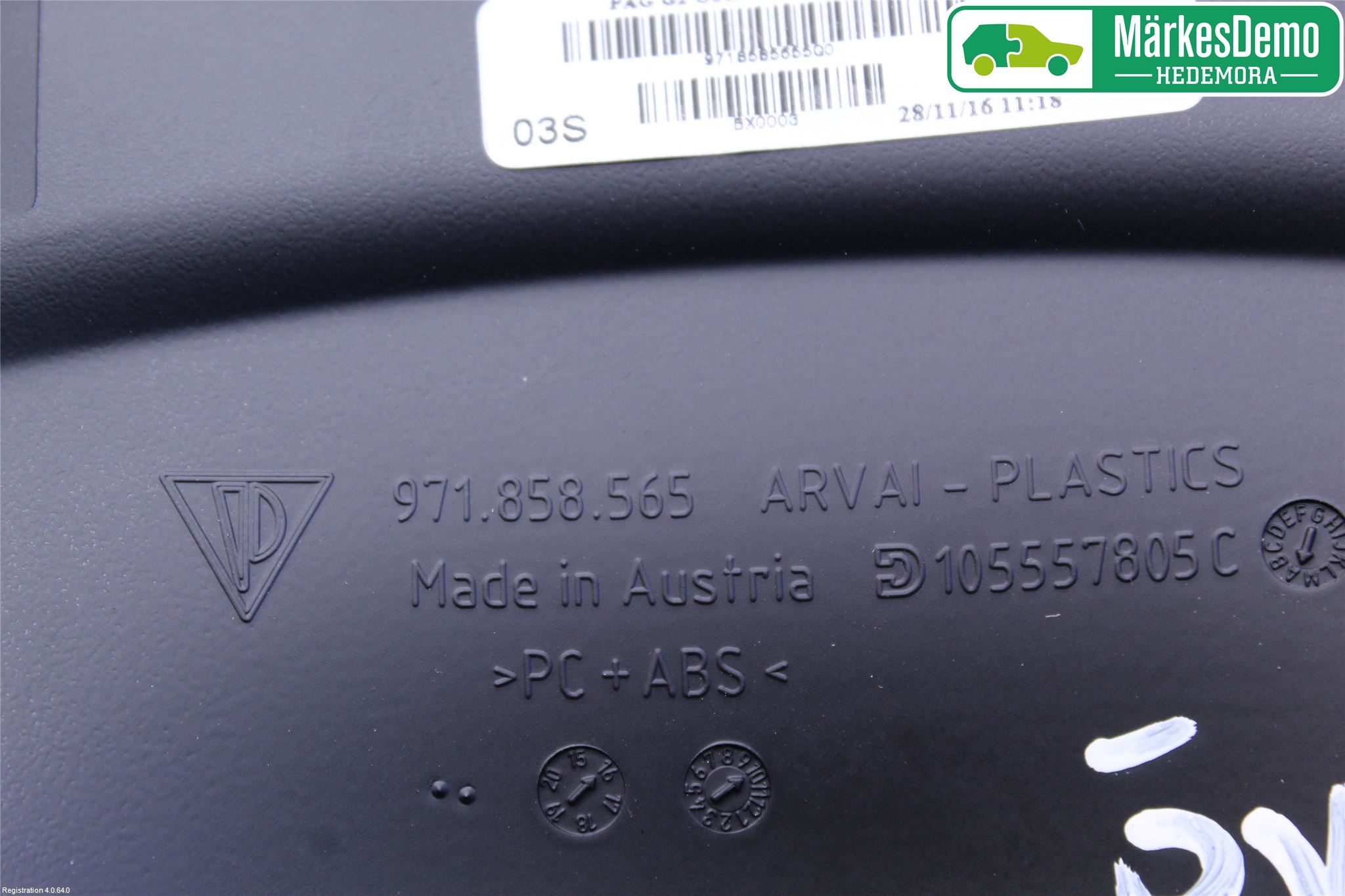 Porsche PANAMERA 09- Rattkåpa-Kåpor