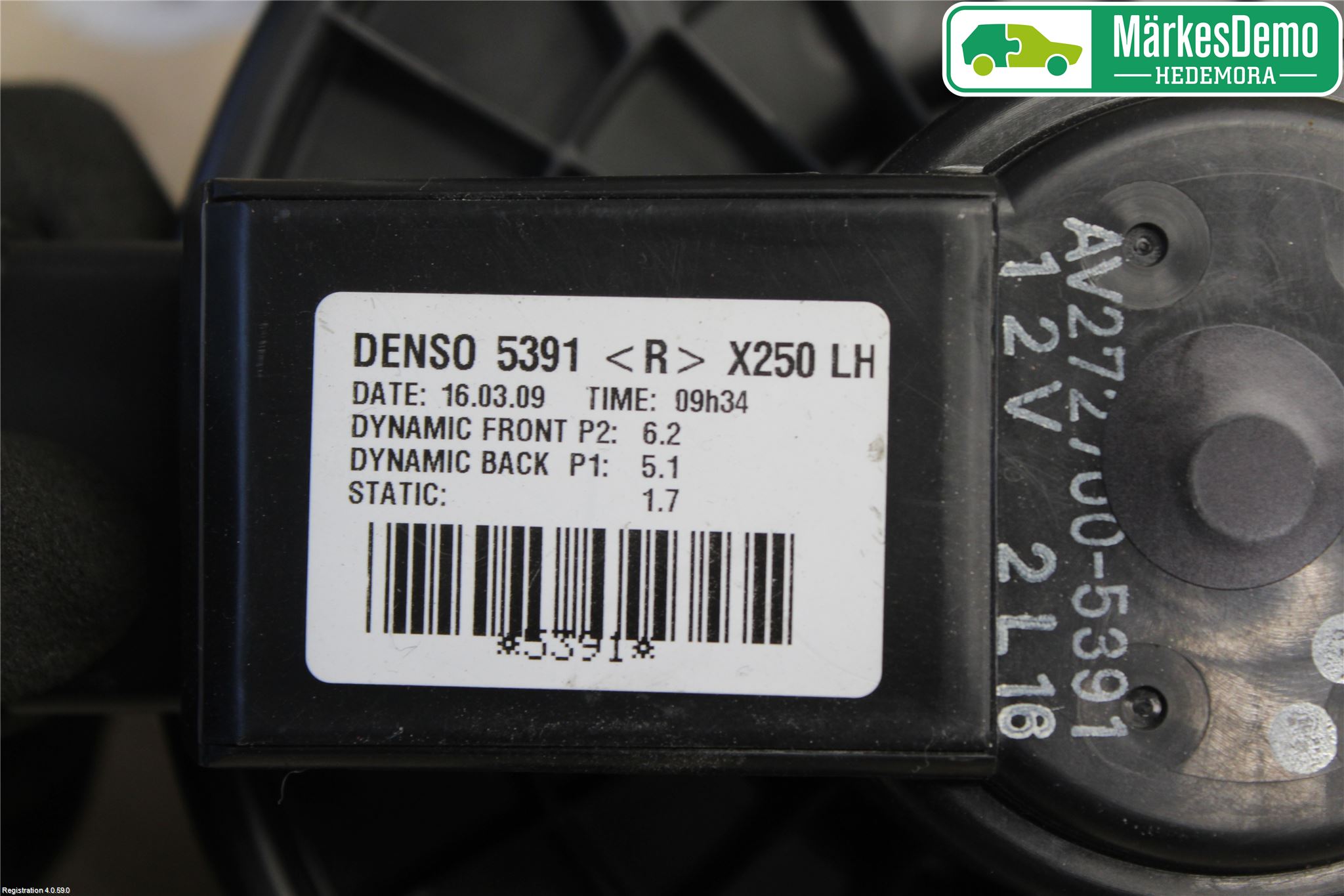 Jaguar XF 08-15 Ac Värmefläkt