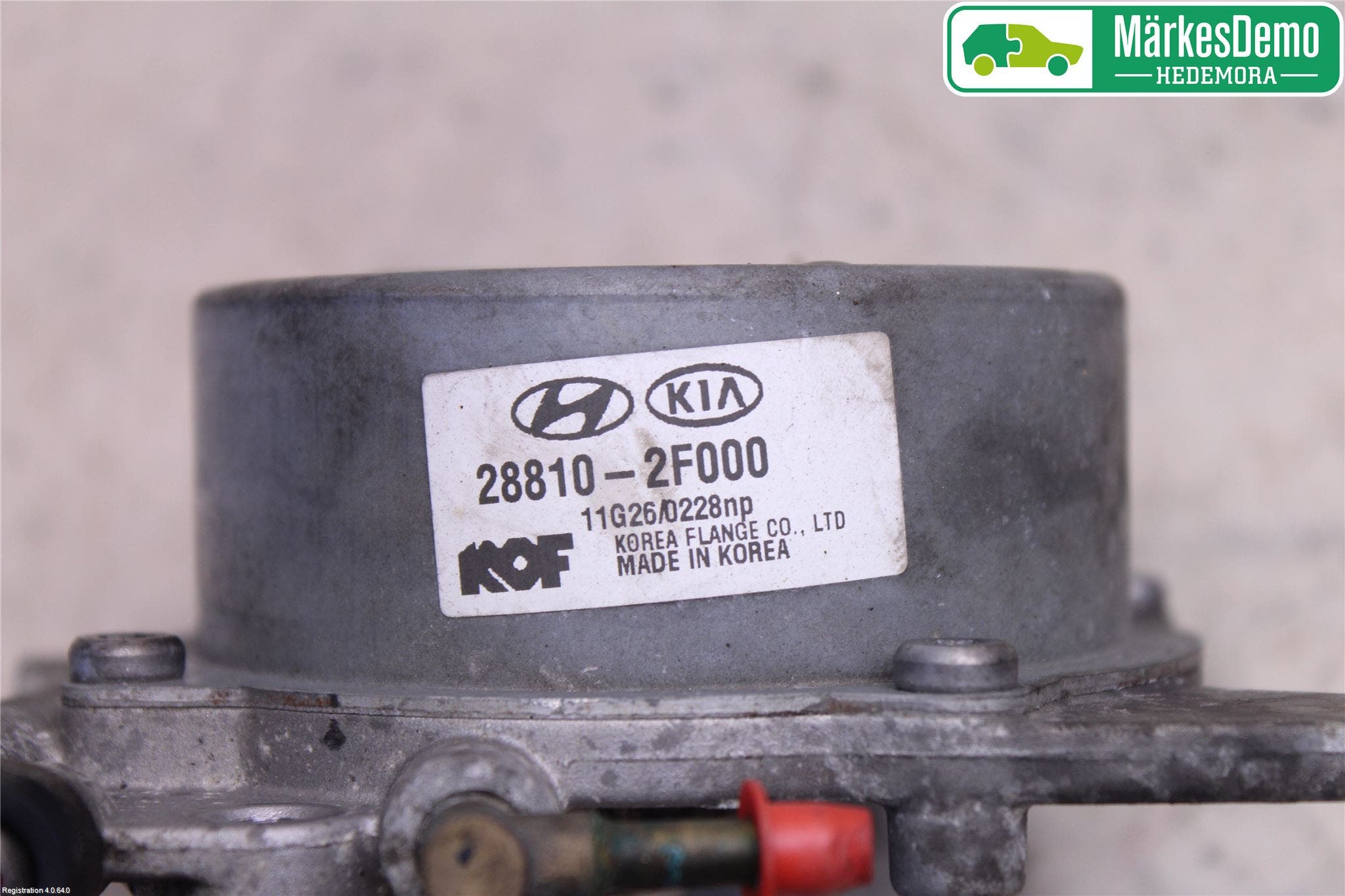 Kia SPORTAGE (SL) 11-15 Vakuumpump