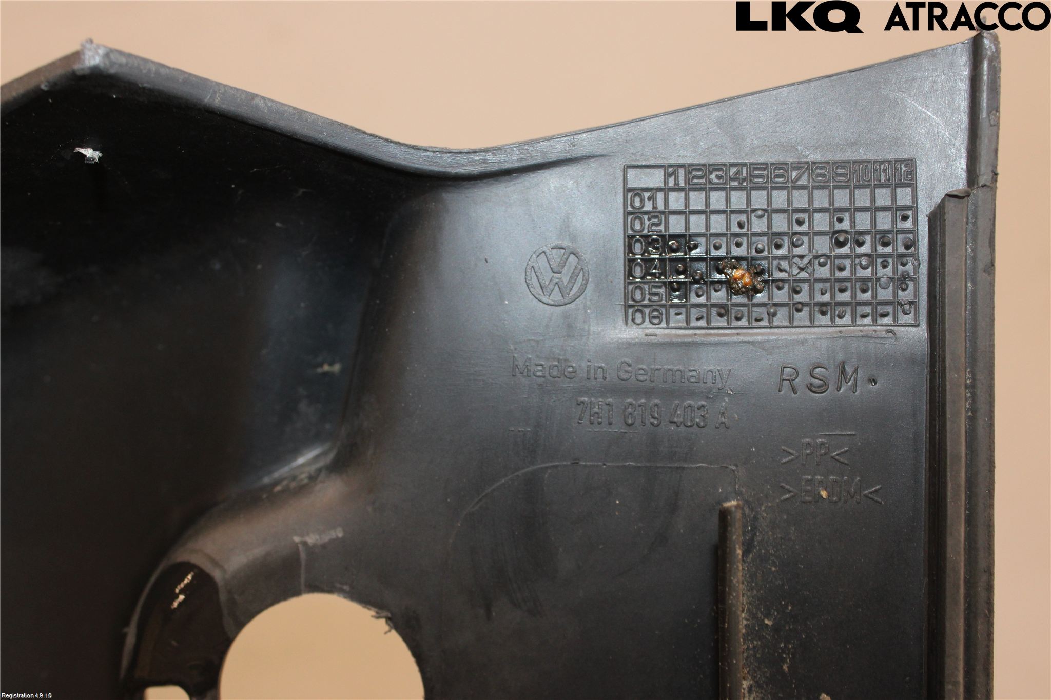 Volkswagen VW TRANSP/CARAVELLE (T5) 04-15 Torpedplåt-Torpedplast