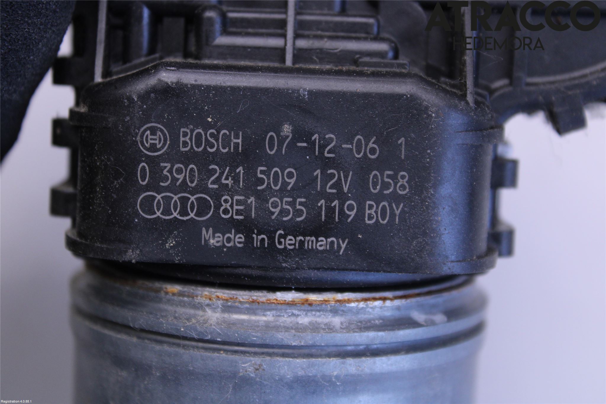 Audi A4/S4 05-07 Torkarmotor Vindruta